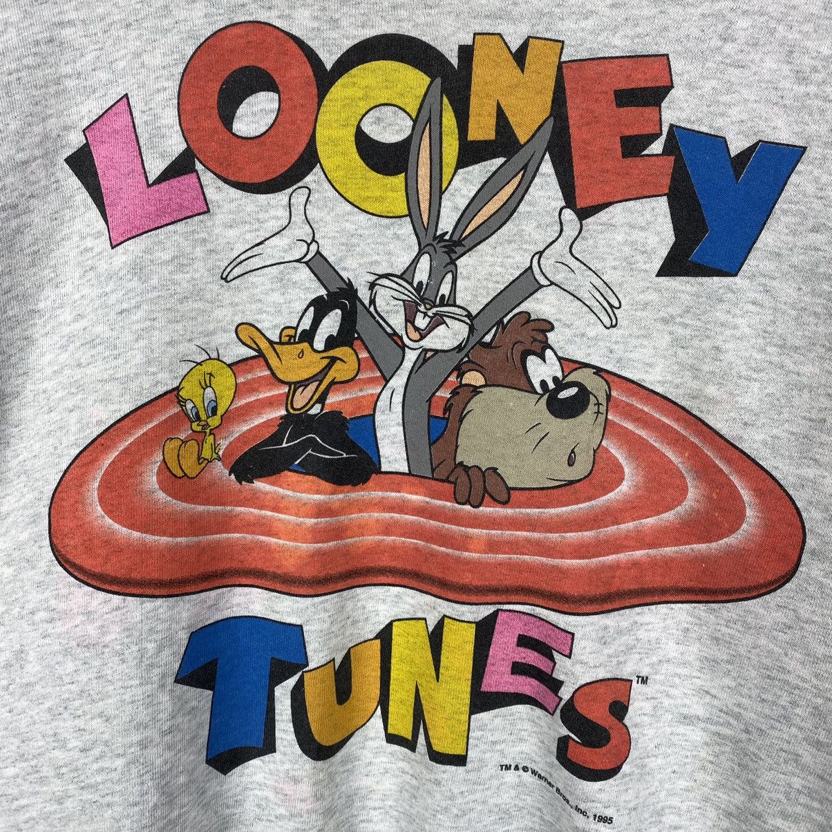 Cartoon Network × Vintage × Warner Bros VINTAGE LOONEY TUNES FAMILY WORN CONDITION SWEATSHIRT Size US XL / EU 56 / 4 - 3 Thumbnail