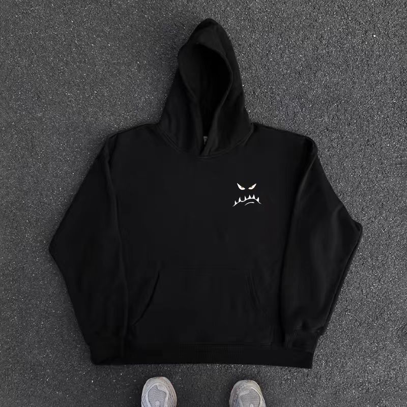 Japanese Brand Vintage Street Hip Hop Fun Design Hooded Sweatshirt Size US XL / EU 56 / 4 - 4 Thumbnail