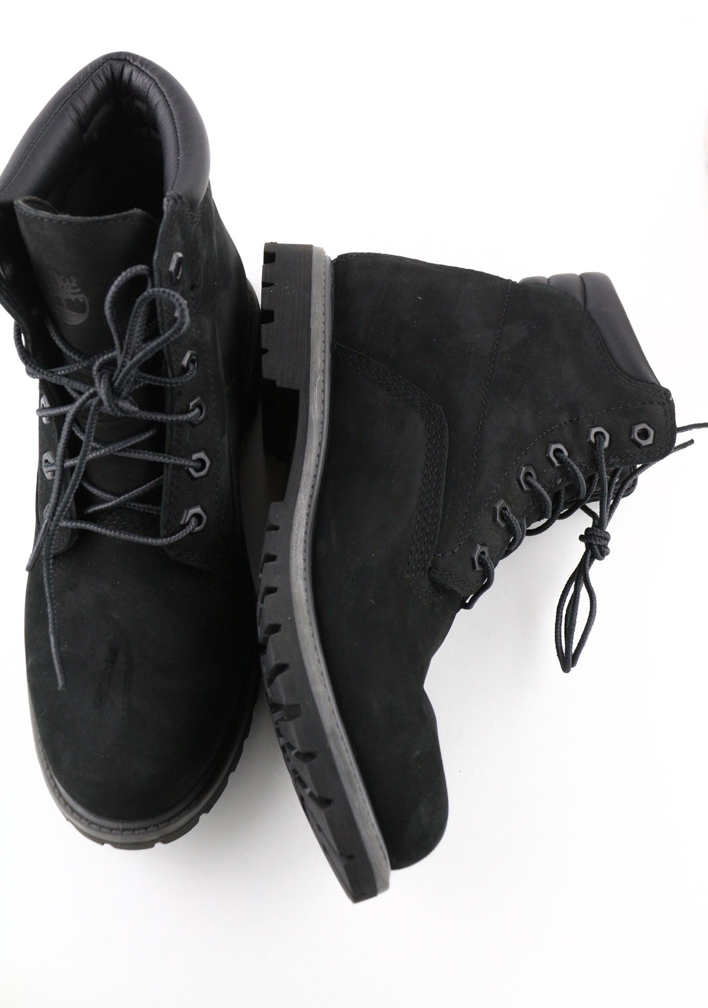 Timberland A17VM UK7 Black Leather Almond Ortholite 79872 Size US 9 / IT 39 - 6 Thumbnail