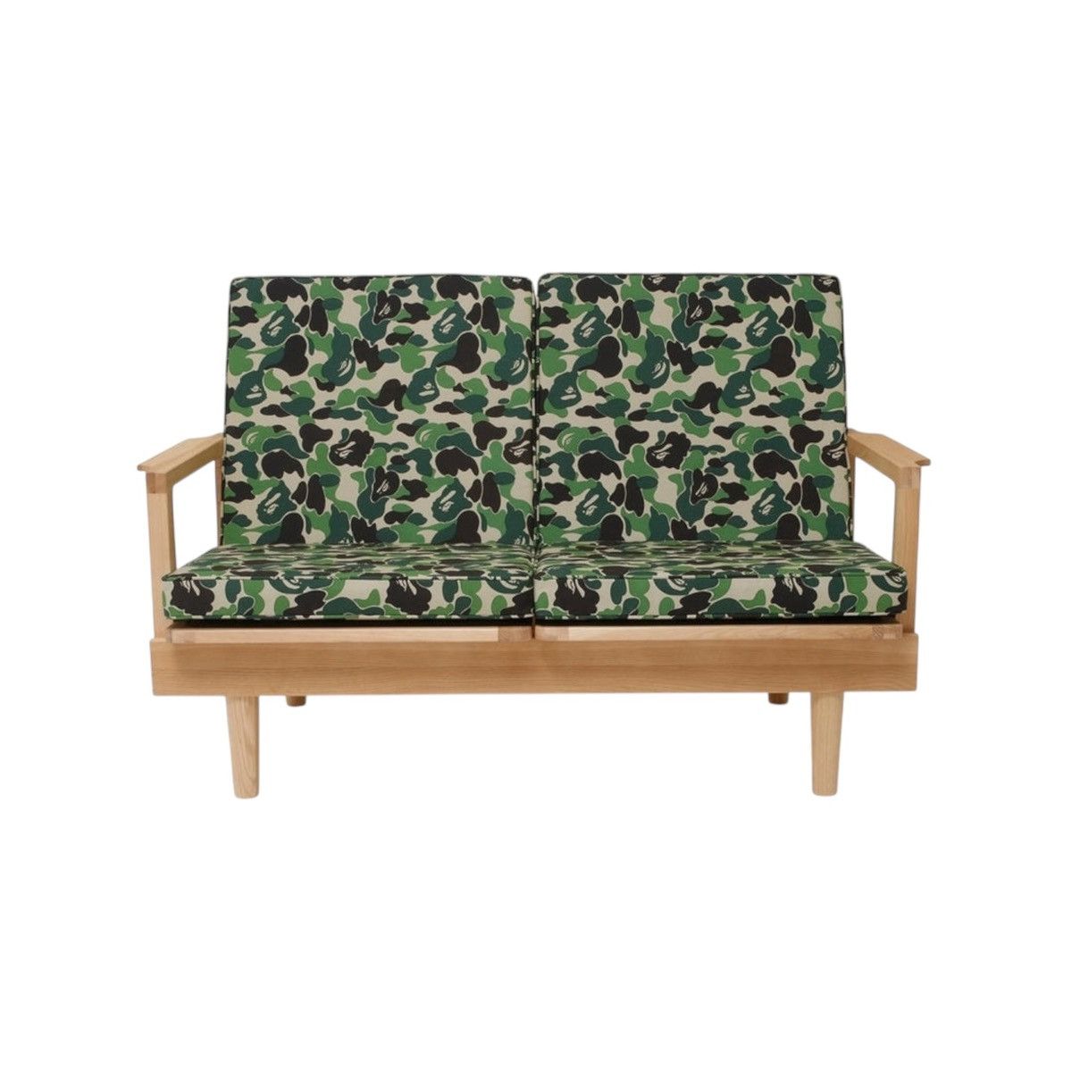 Bape Bape x Medicom Fabrick Karimoku 2 Seater ABC camo sofa couch Size ONE SIZE - 1 Thumbnail