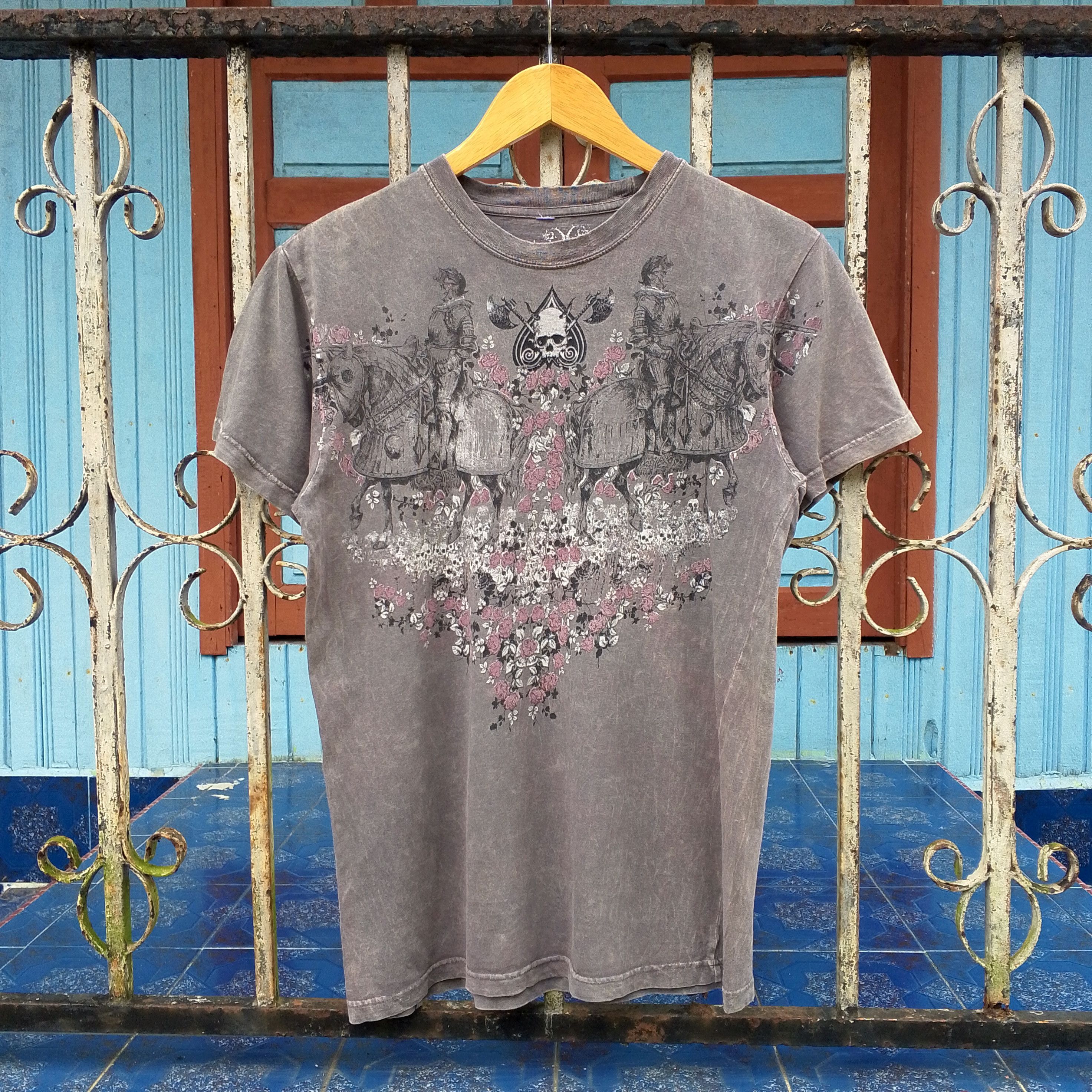If Six Was Nine OTB Gothic Skull OVP Tshirt Punk Lgb Style Size US M / EU 48-50 / 2 - 1 Thumbnail