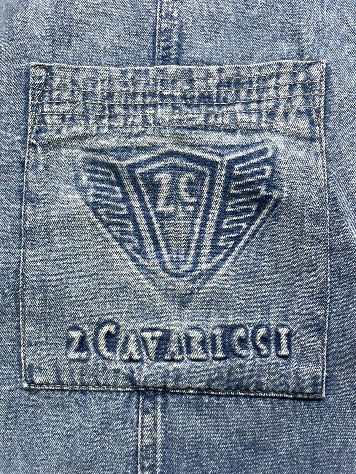 Vintage Vintage Z.Cavaricci Denim Shirt Size US XL / EU 56 / 4 - 14 Thumbnail