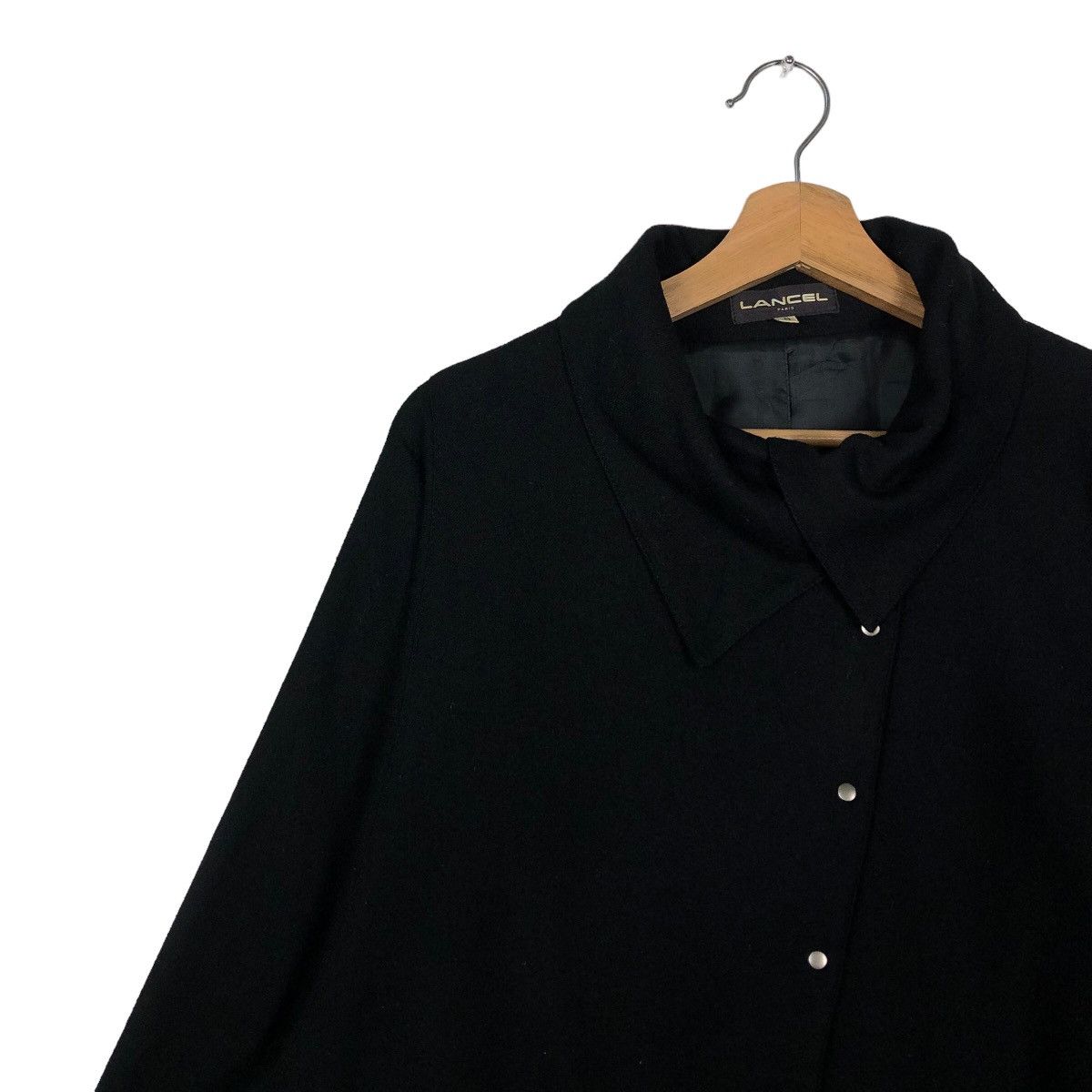 Lancel 🔥90’s Double Collar Wool Jacket Over Sized Lancel Paris Size US M / EU 48-50 / 2 - 6 Thumbnail