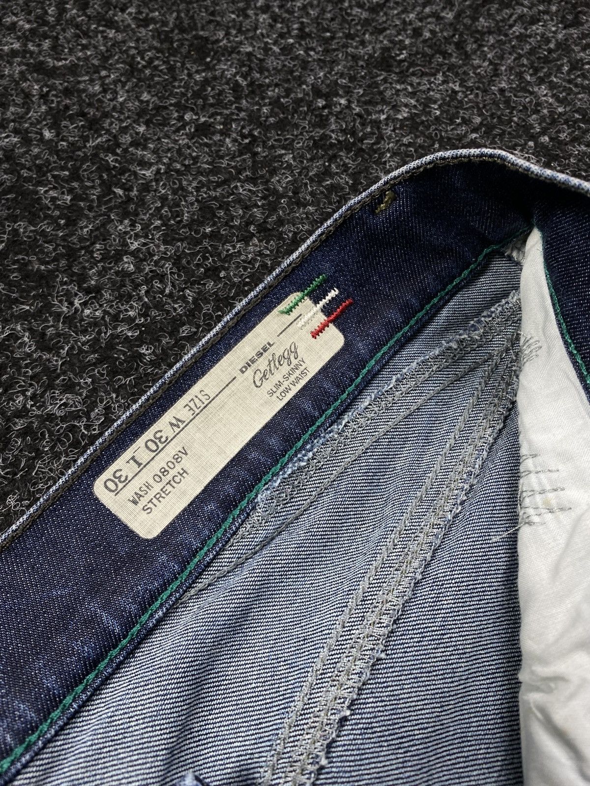 Diesel × If Six Was Nine × Vintage Vintage Y2K Diesel Industry Jeans baggy denim pants Size 30" / US 8 / IT 44 - 8 Thumbnail