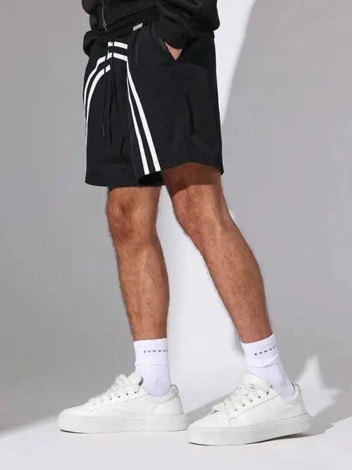 Jean × Vintage Nylon DRIP Y2k Shorts drill Size US 36 / EU 52 - 3 Thumbnail