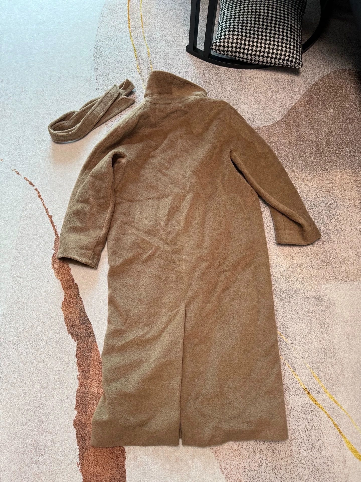 Weekend Max Mara Weekend MaxMara FW22 Tempera Camel Long Lapel Waist-tie Coat Size M / US 6-8 / IT 42-44 - 2 Thumbnail