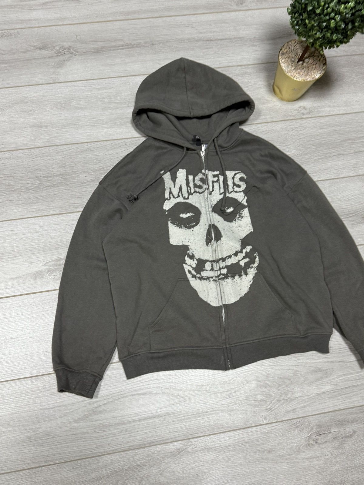 Band Tees Misfits hoodie skull big logo zip Size US M / EU 48-50 / 2 - 2 Thumbnail