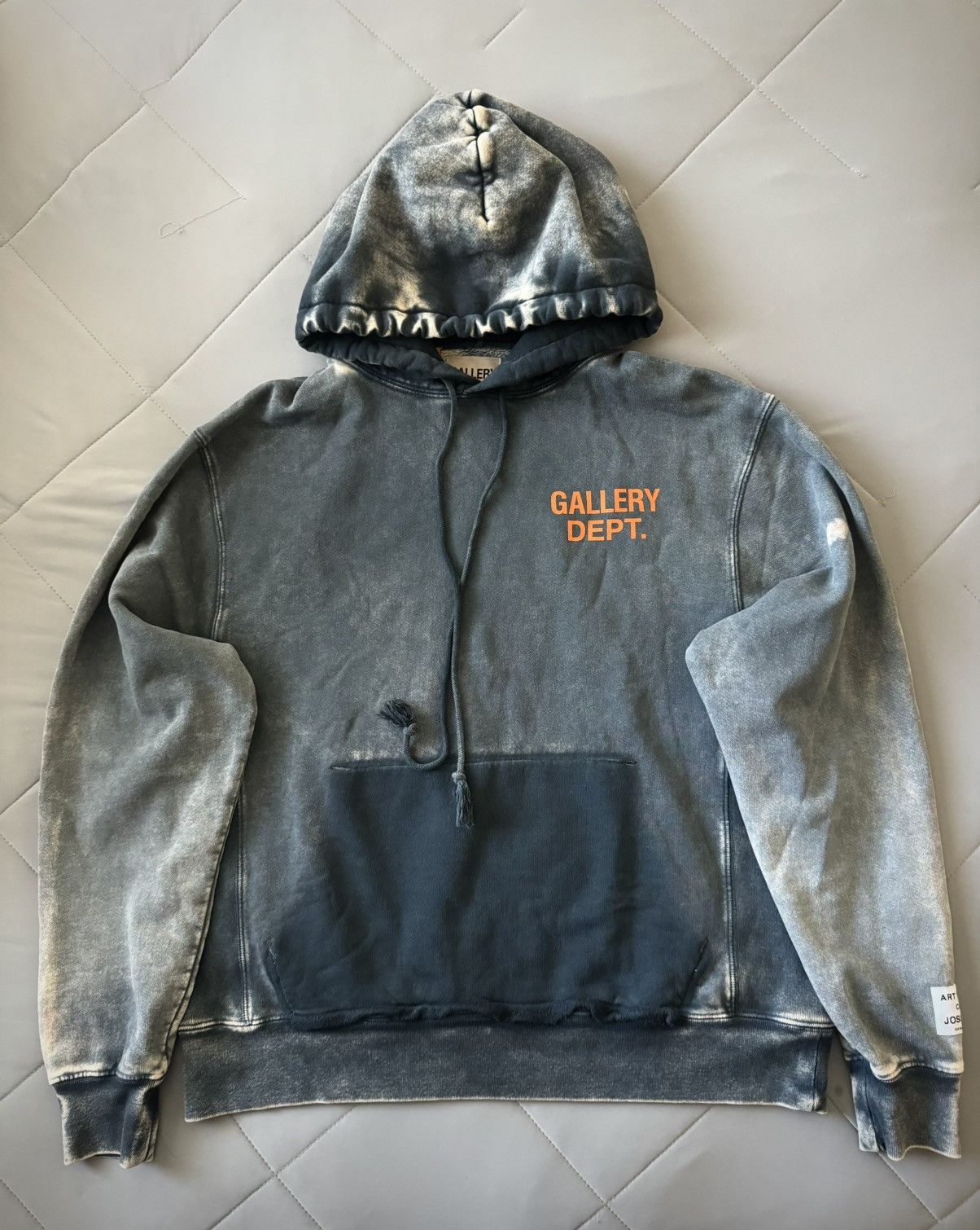 Gallery Dept. Gallery Dept. Reversible French Logo Hoodie Faded Navy Blue Size US L / EU 52-54 / 3 - 7 Thumbnail