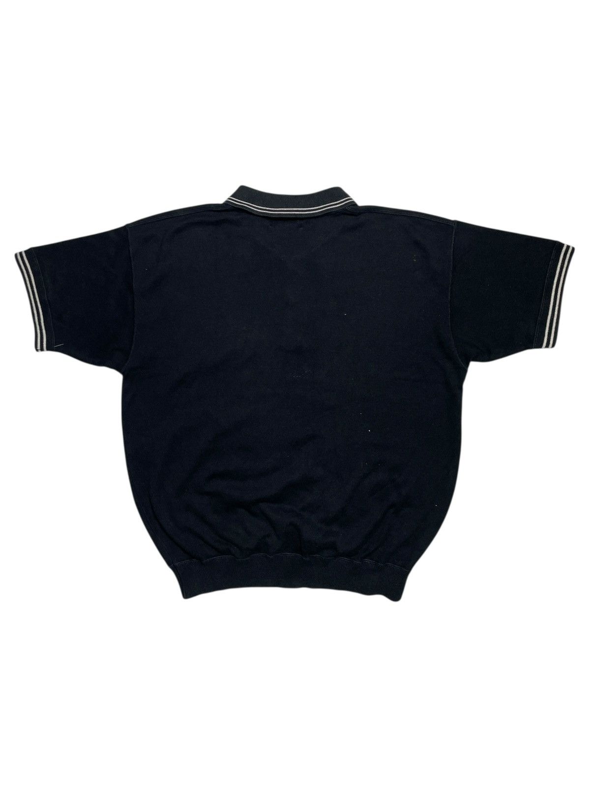 Japanese Brand 2000’s Ixi:z - Cutton Knit Stripe Carol Polo Size US M / EU 48-50 / 2 - 8 Thumbnail