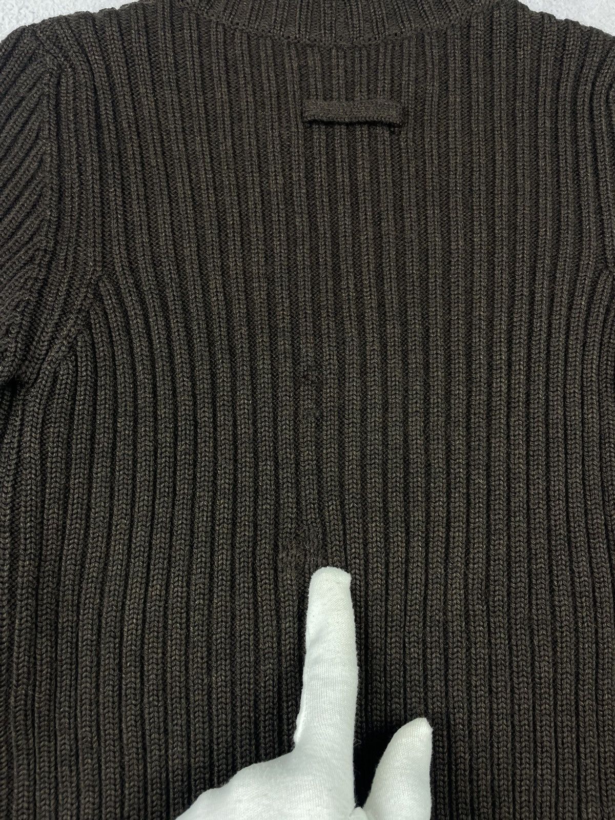FUZZI × Jean Paul Gaultier × Vintage Vintage Jean Paul Gaultier Fuzzi Knitted Cardigan-Sweater Size M / US 6-8 / IT 42-44 - 13 Thumbnail