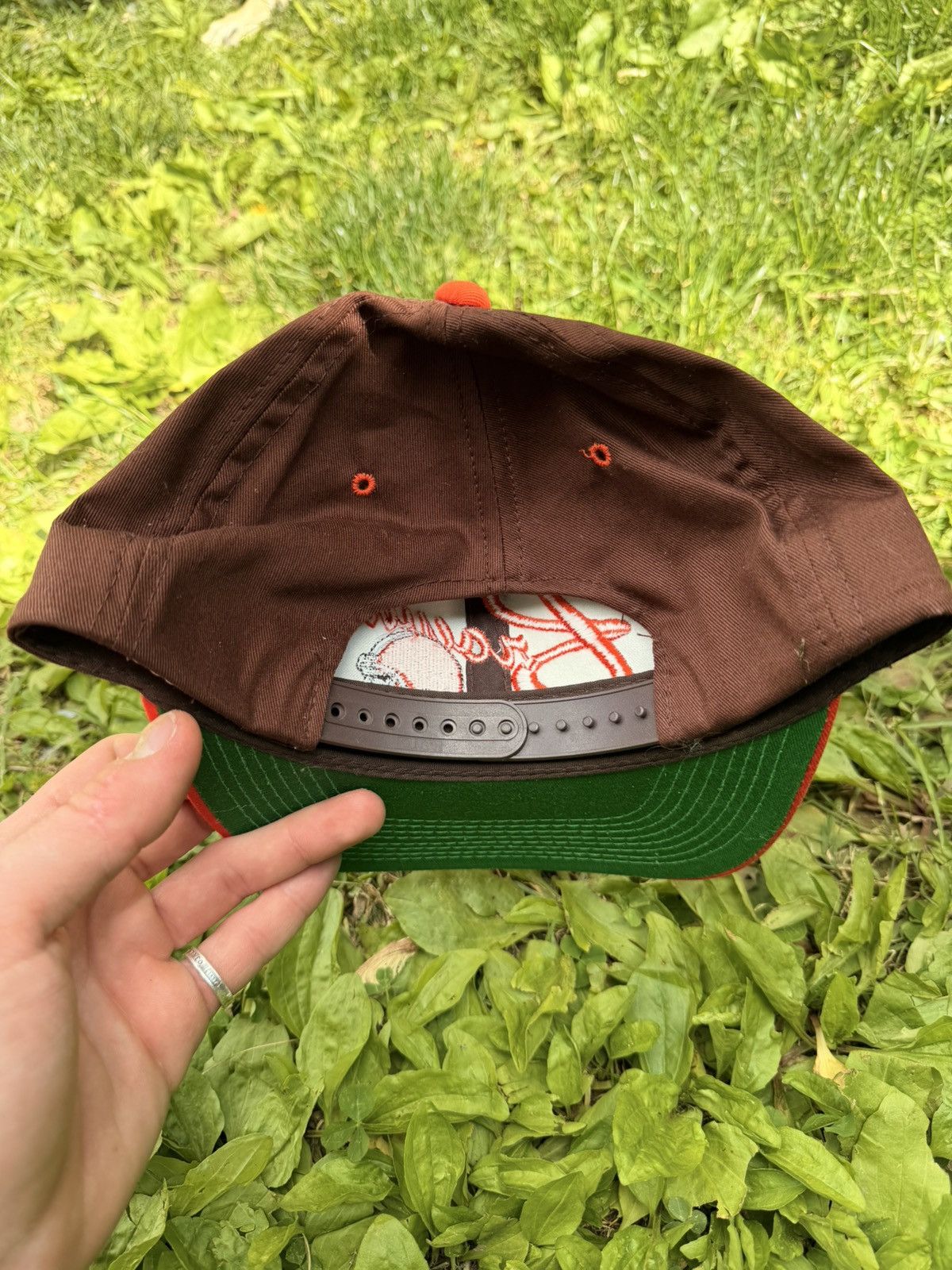 Vintage VTG Cleveland Browns NFL Snapback Hat Size ONE SIZE - 4 Thumbnail