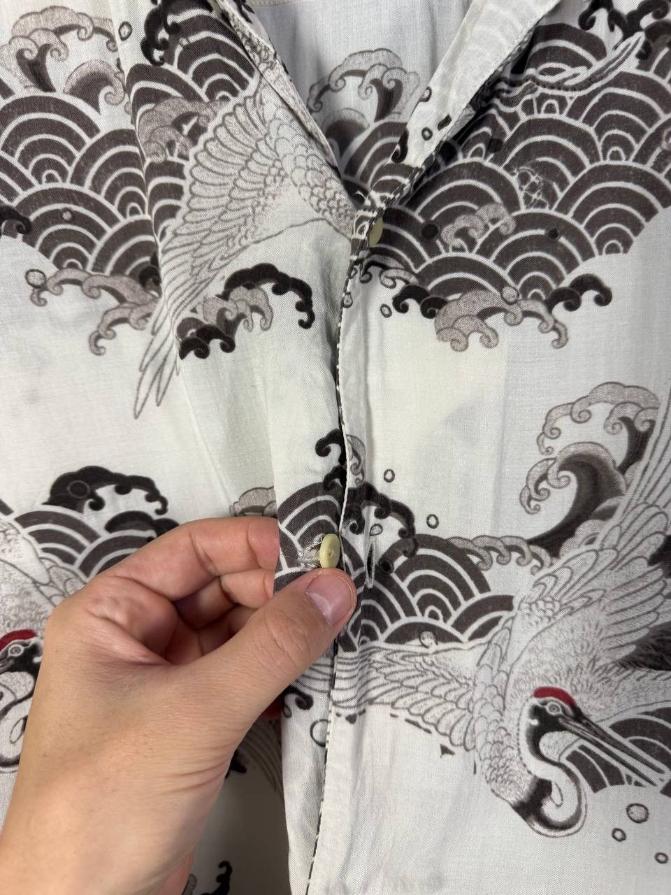 Allsaints Allsaints art crazy designer hawaiian shirt Size US M / EU 48-50 / 2 - 7 Thumbnail