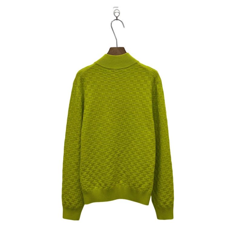Louis Vuitton Louis Vuitton Fluorescent yellow checkerboard knit jacket Size US S / EU 44-46 / 1 - 3 Thumbnail