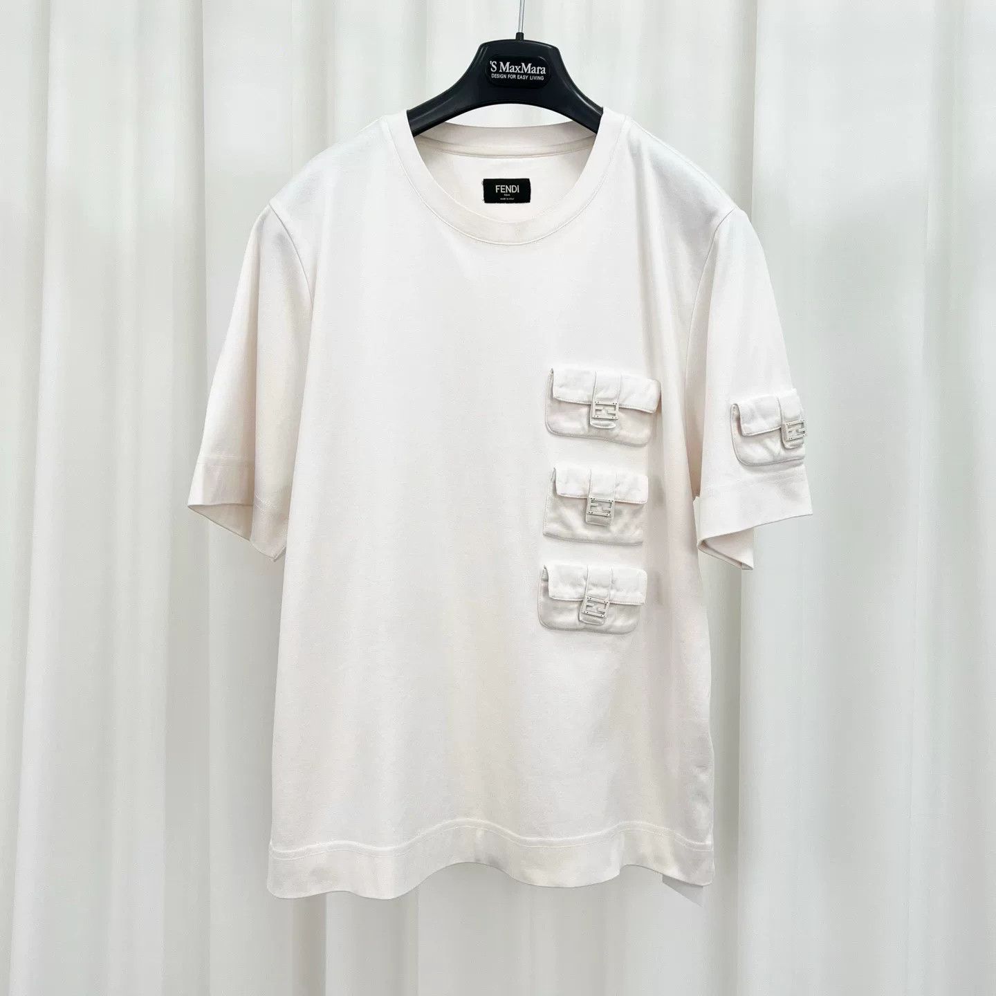 Fendi Fendi New Double F Multi-Pocket T-Shirt Size US M / EU 48-50 / 2 - 1 Thumbnail
