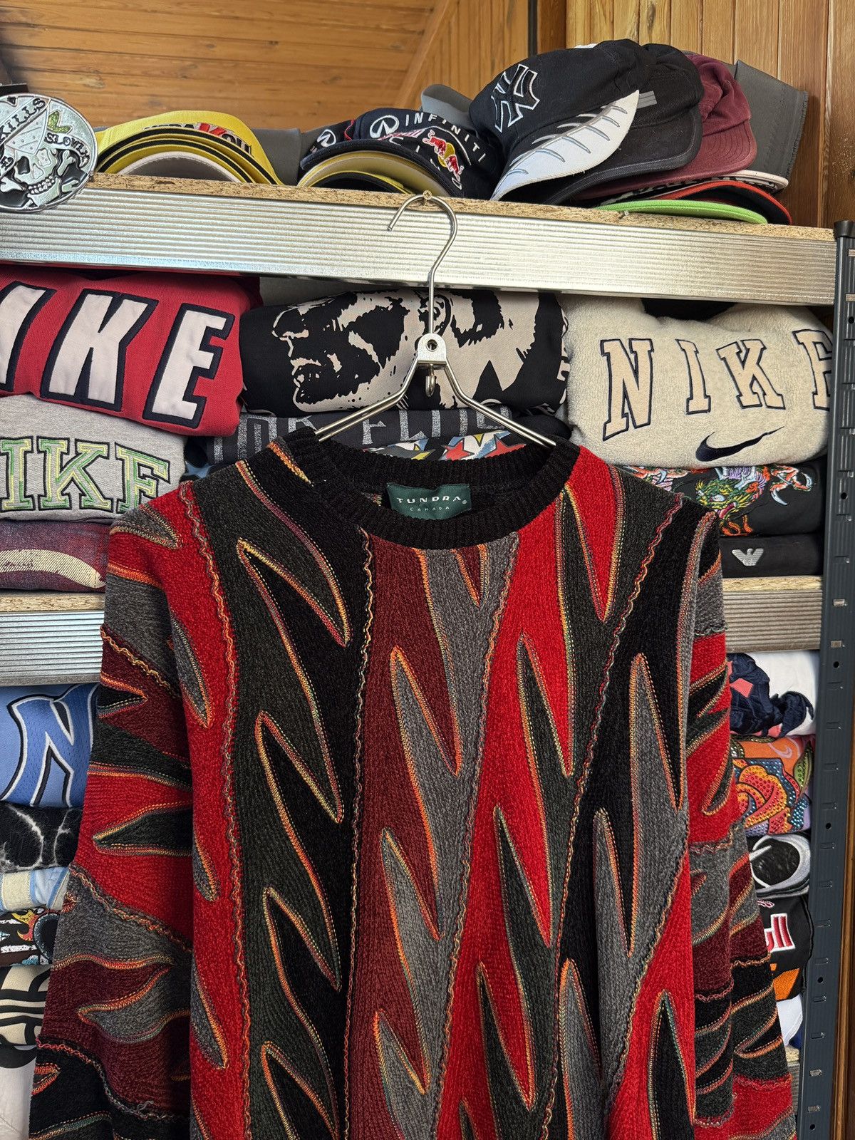 Coogi × Vintage Vintage 80s style Coogi TUNDRA sweater Aztec Western Size US L / EU 52-54 / 3 - 3 Thumbnail