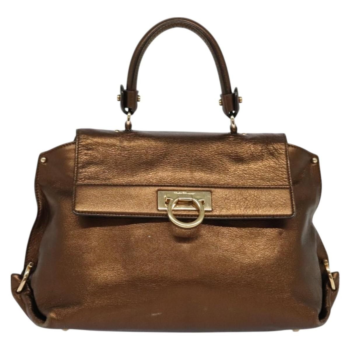 Salvatore Ferragamo Salvatore Ferragamo Sofia Satchel Leather Size ONE SIZE - 1 Thumbnail