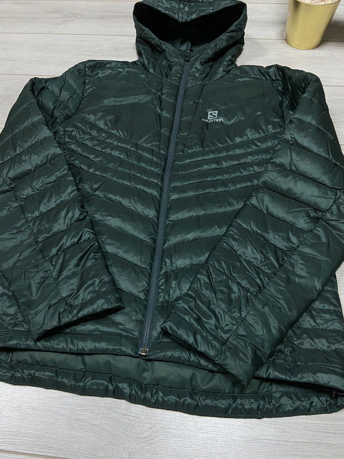 Salomon Salomon puffer zip jacket quilted Size US L / EU 52-54 / 3 - 4 Thumbnail