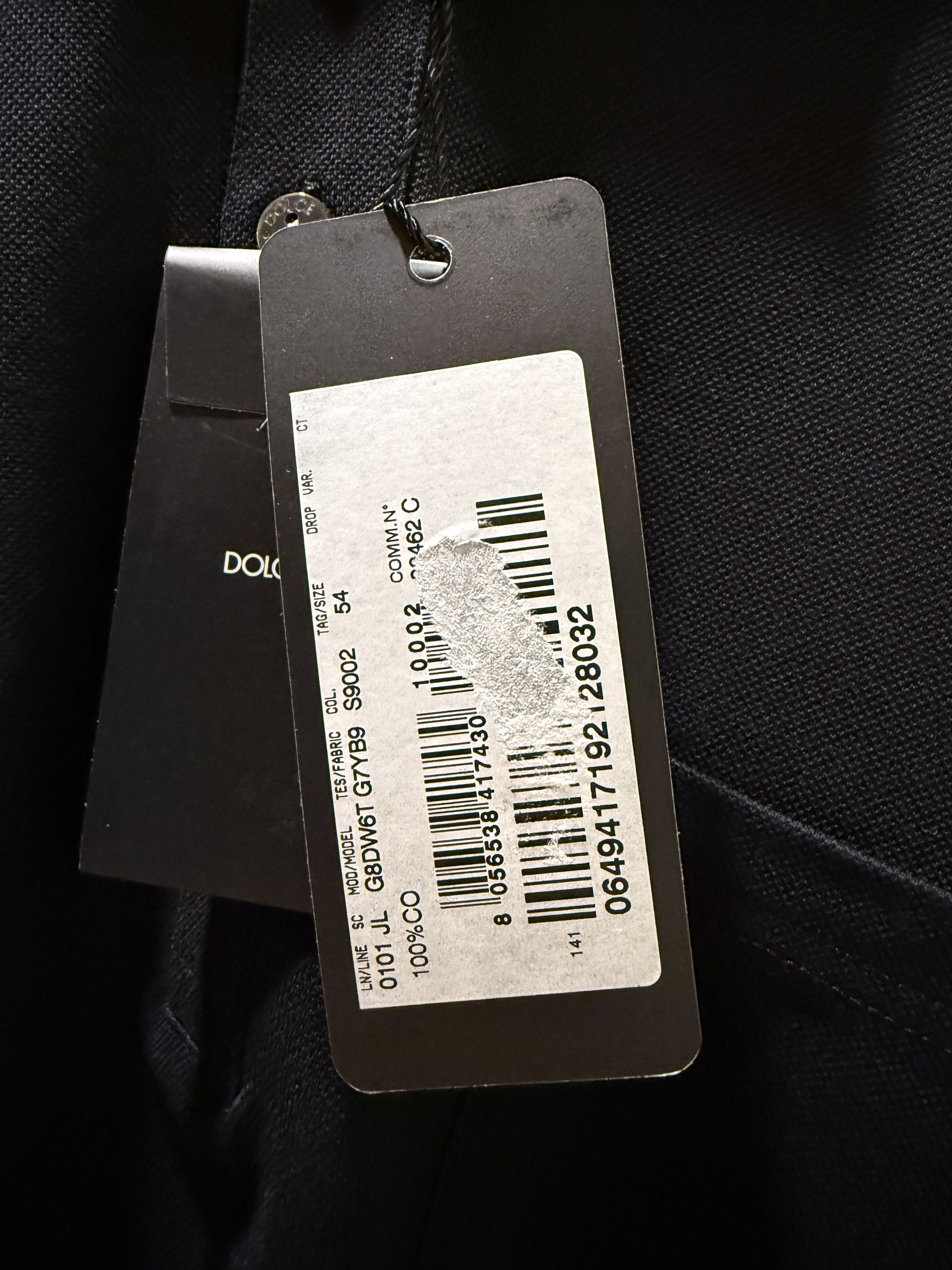 Dolce & Gabbana Dolce Gabbana Size 54 Black Polo Size US L / EU 52-54 / 3 - 5 Thumbnail