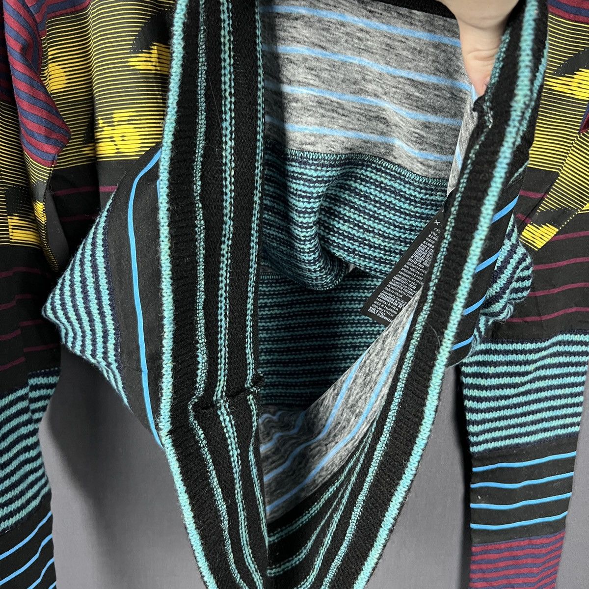Prada Prada Multi-Fabric Striped Graphic women’s Long Sleeve S Size S / US 4 / IT 40 - 12 Thumbnail