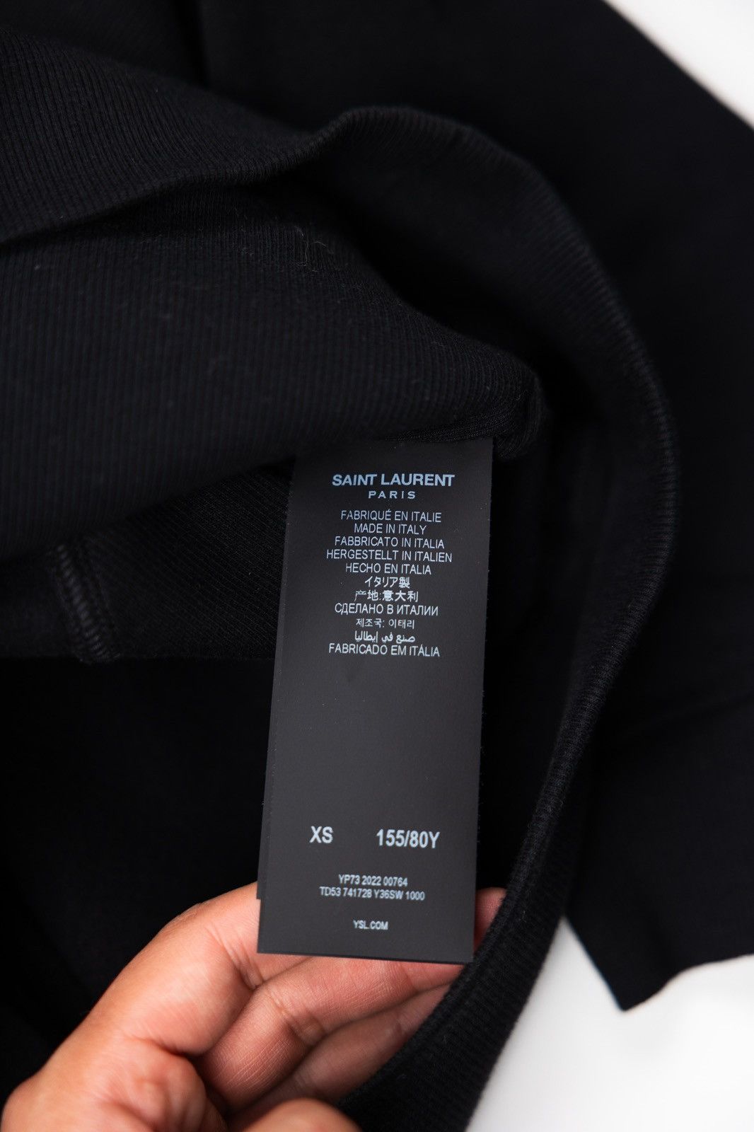 Saint Laurent Paris Saint Laurent Paris Half Zip Cropped Jacket Size XS / US 0-2 / IT 36-38 - 7 Thumbnail