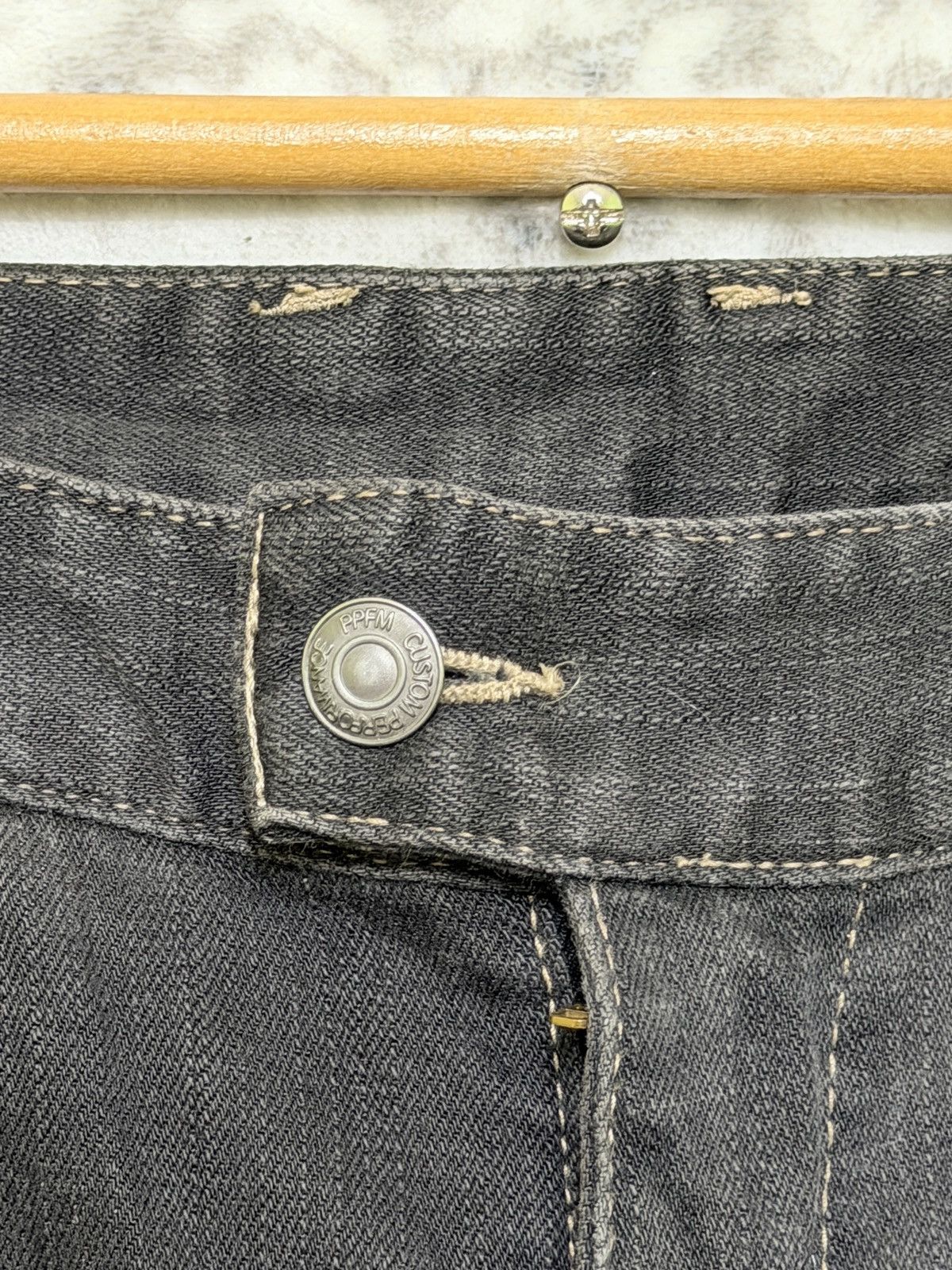 PPFM PPFM Distressed Biker Jeans Y2K Archive Multi Zip Moto Denim Size US 30 / EU 46 - 8 Thumbnail