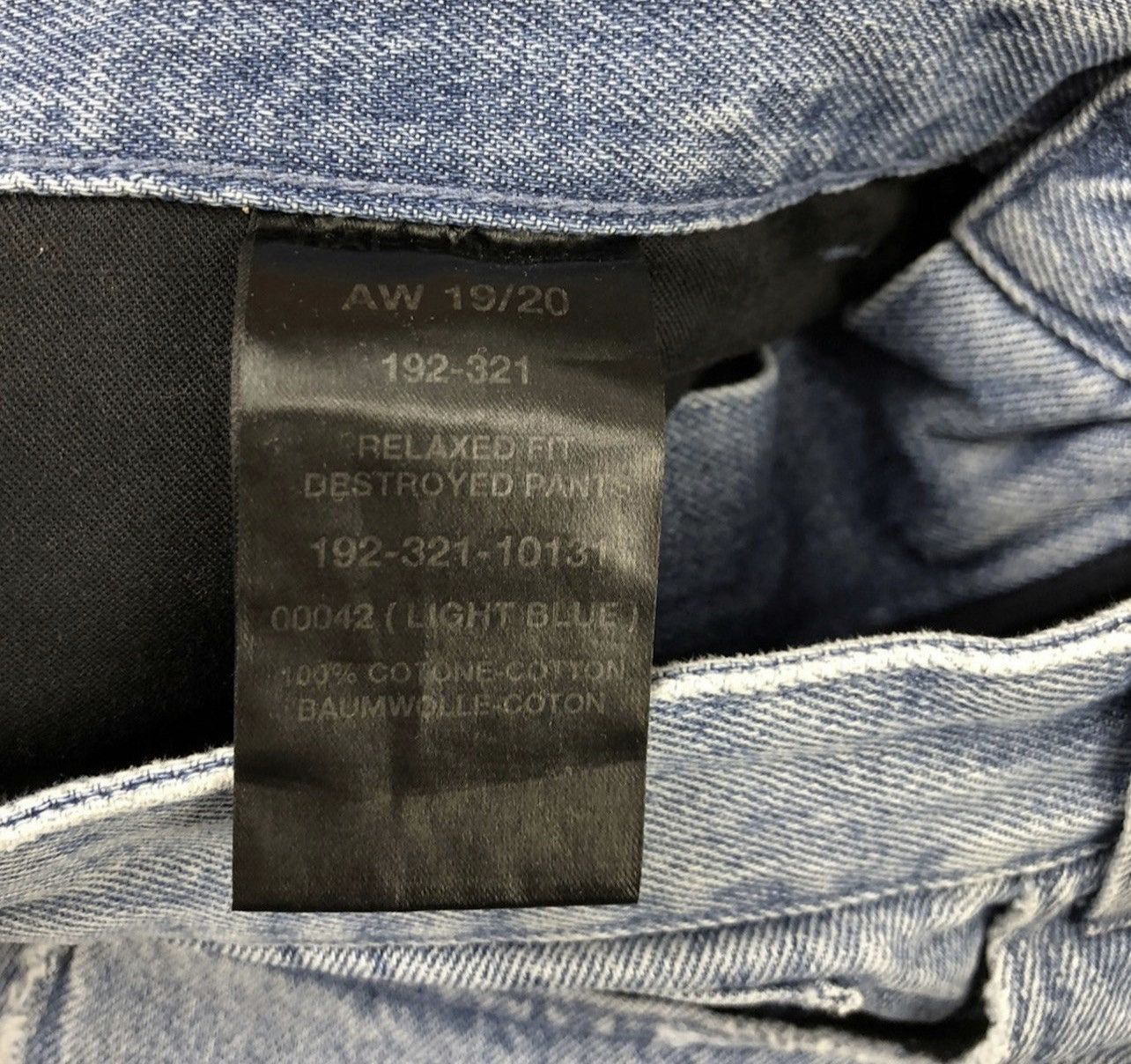 Raf Simons Raf Simons Distressed Jeans Size US 32 / EU 48 - 3 Thumbnail