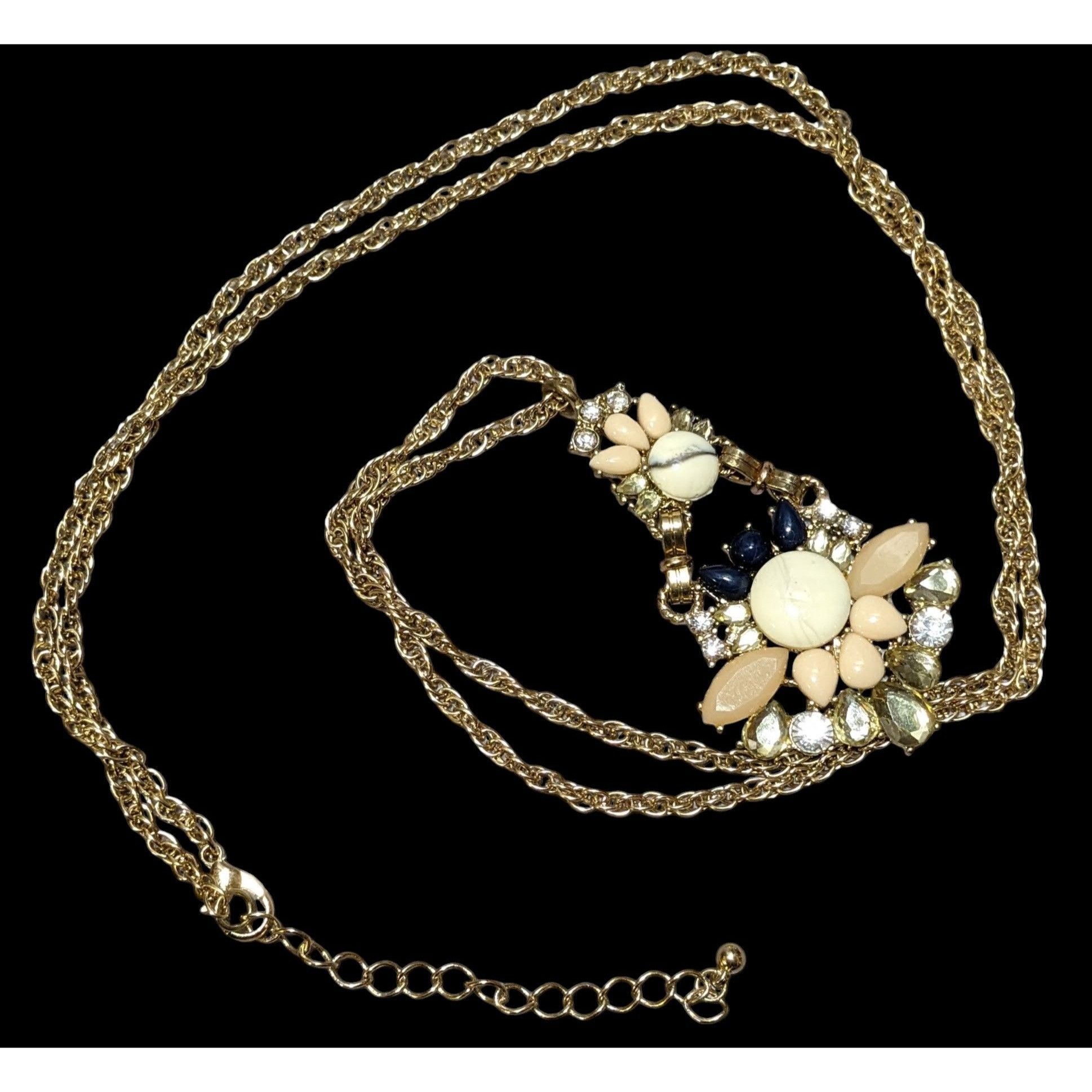 Other Y2K Style Preppy Gemmed Pendant Necklace Size ONE SIZE - 1 Thumbnail