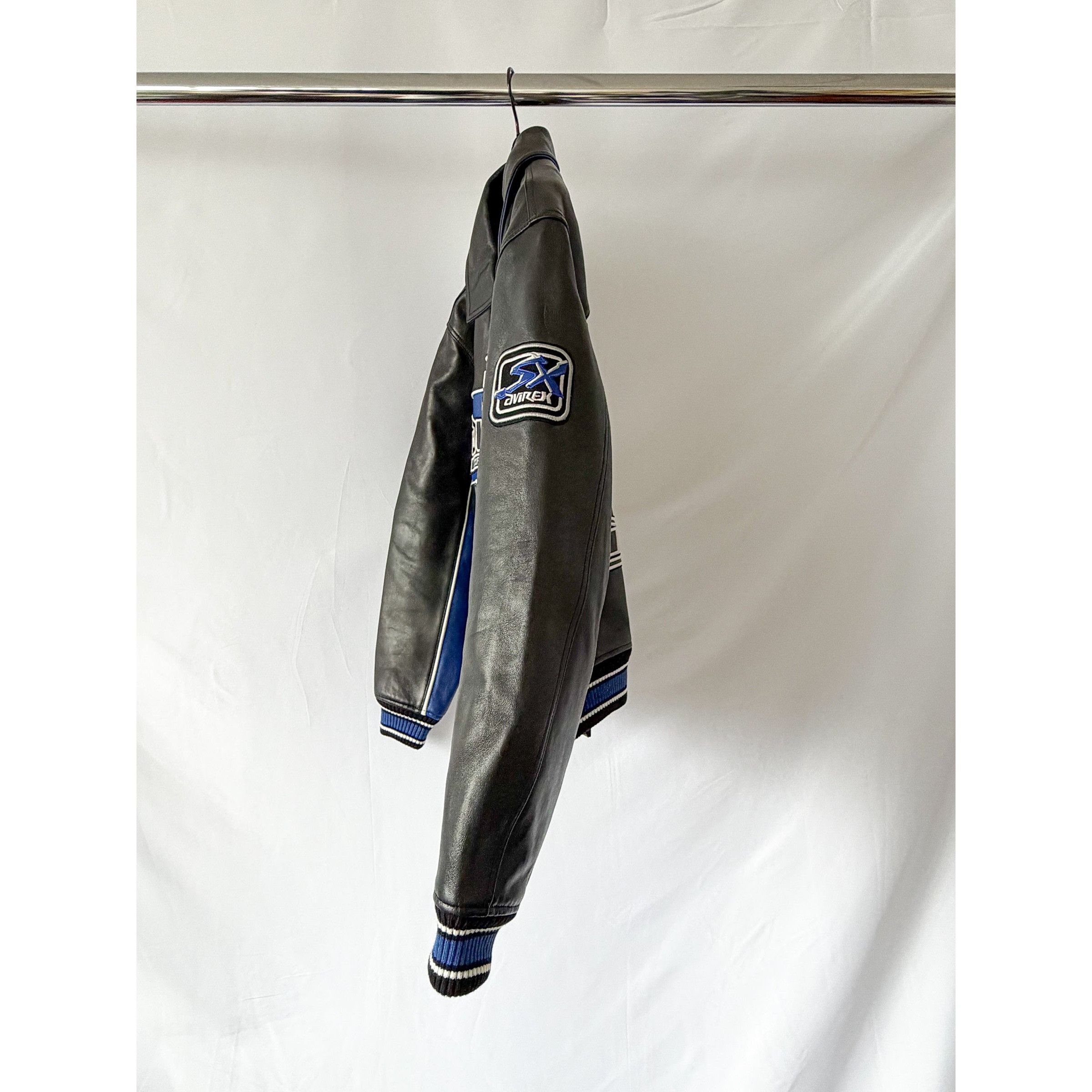 Avirex AVIREX Black Spider Leather Racer Jacket Size US L / EU 52-54 / 3 - 4 Thumbnail