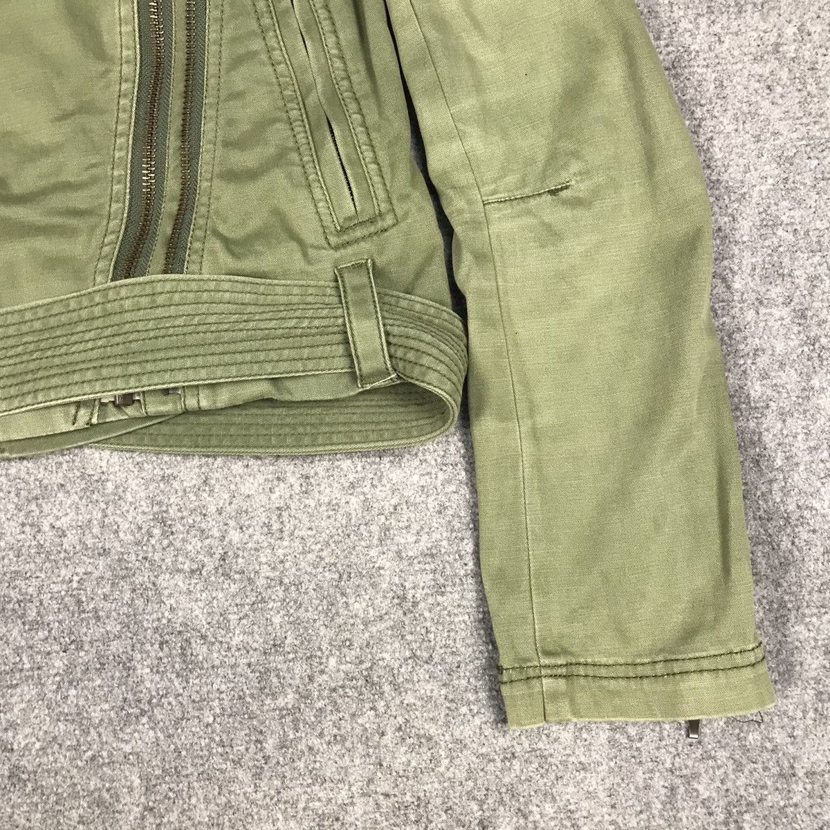 If Six Was Nine × Japanese Brand × Le Grande Bleu (L.G.B.) G.O.A JAPAN GREEN MILITARY CROPPED JACKET Size US XS / EU 42 / 0 - 6 Thumbnail