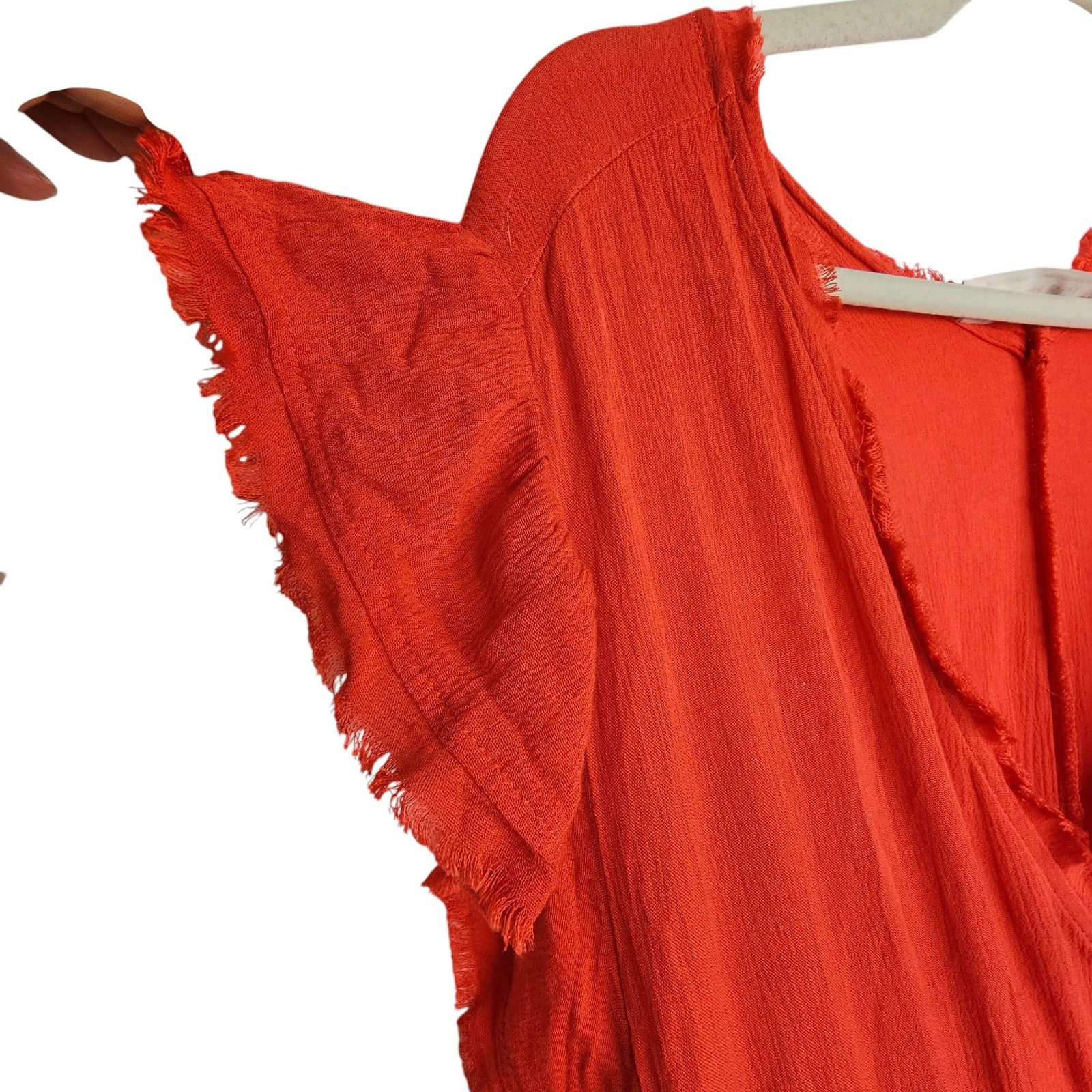 Threadless Three Bird Nest Dress M Maxi Faux Wrap Boho Romantic Size M / US 6-8 / IT 42-44 - 4 Thumbnail