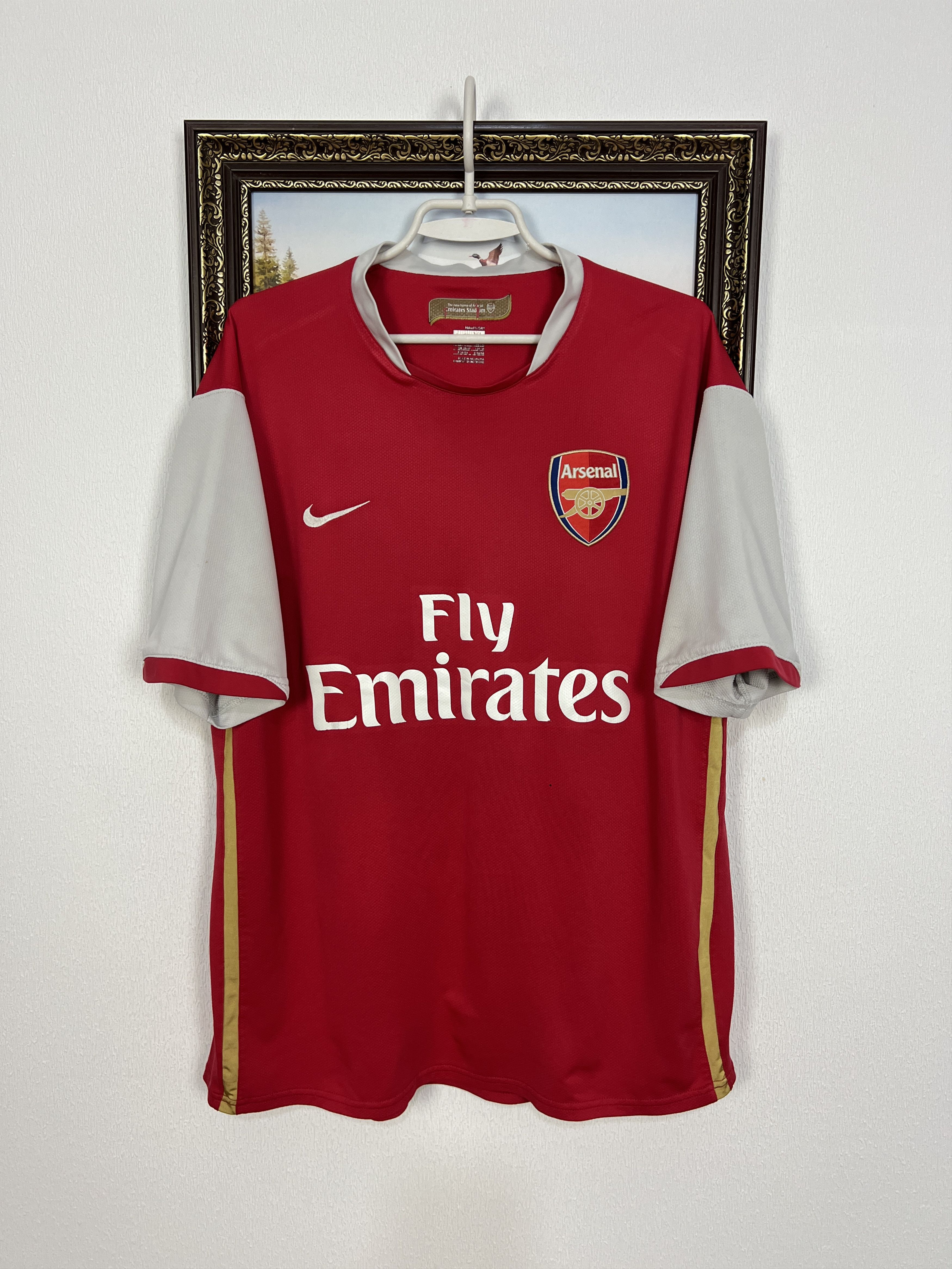 Nike Arsenal football shirt Soccer Nike Jersey Gunners Trikot Size US XL / EU 56 / 4 - 1 Thumbnail