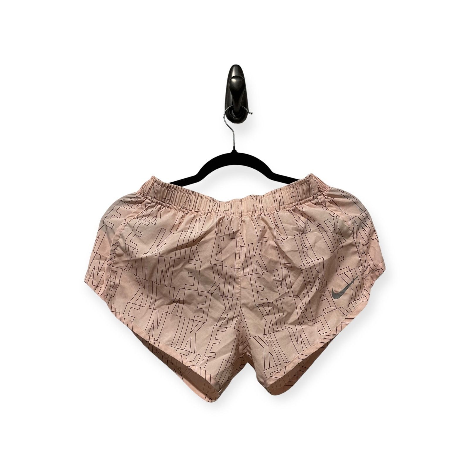 Nike NWOT Woman's Nike Blush Pink Logo Shorts Size S NICE Size 28" / US 6 / IT 42 - 2 Thumbnail