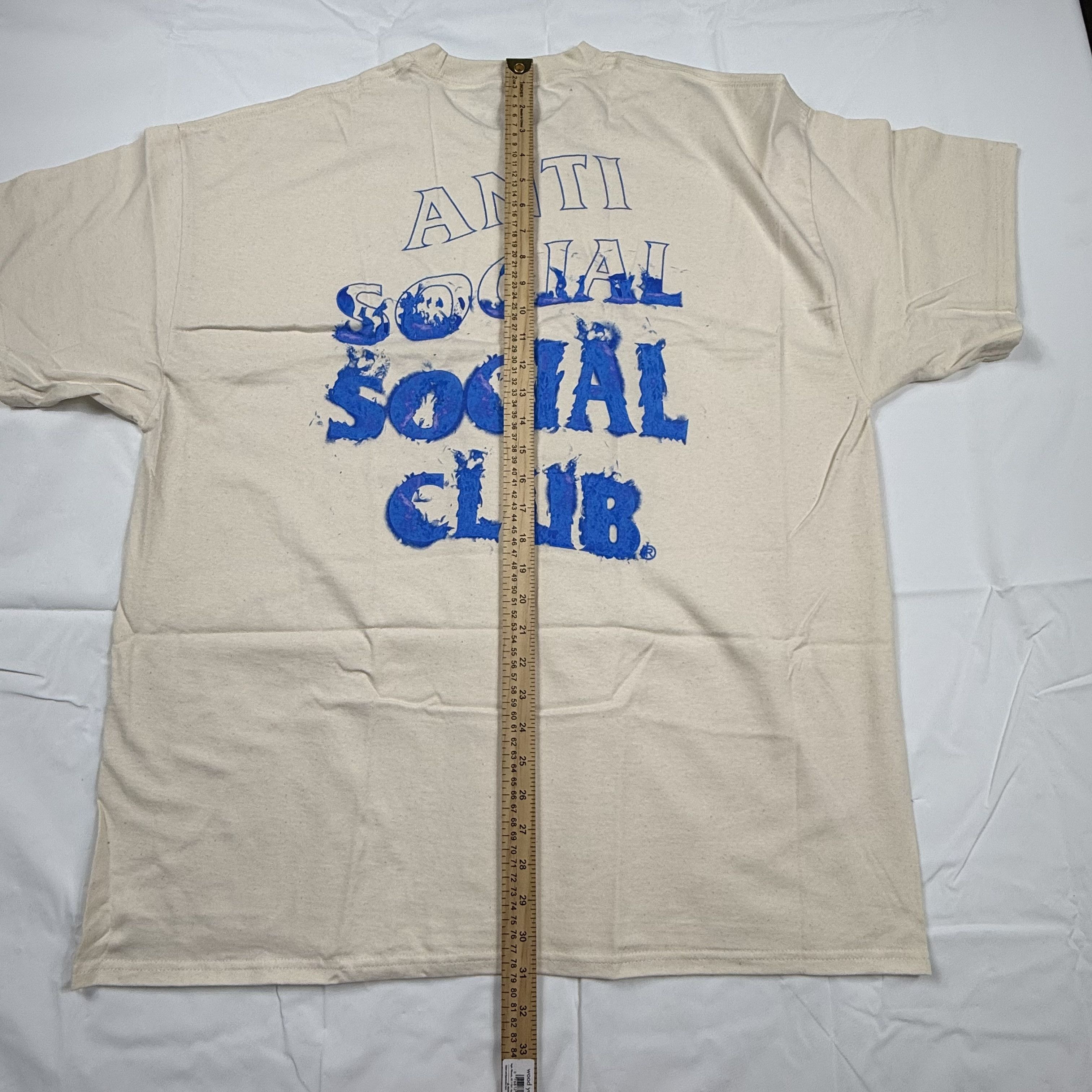 Anti Social Social Club Anti Social Social Club Fire Inside Tee Natural Blue XXL Size US XXL / EU 58 / 5 - 7 Thumbnail