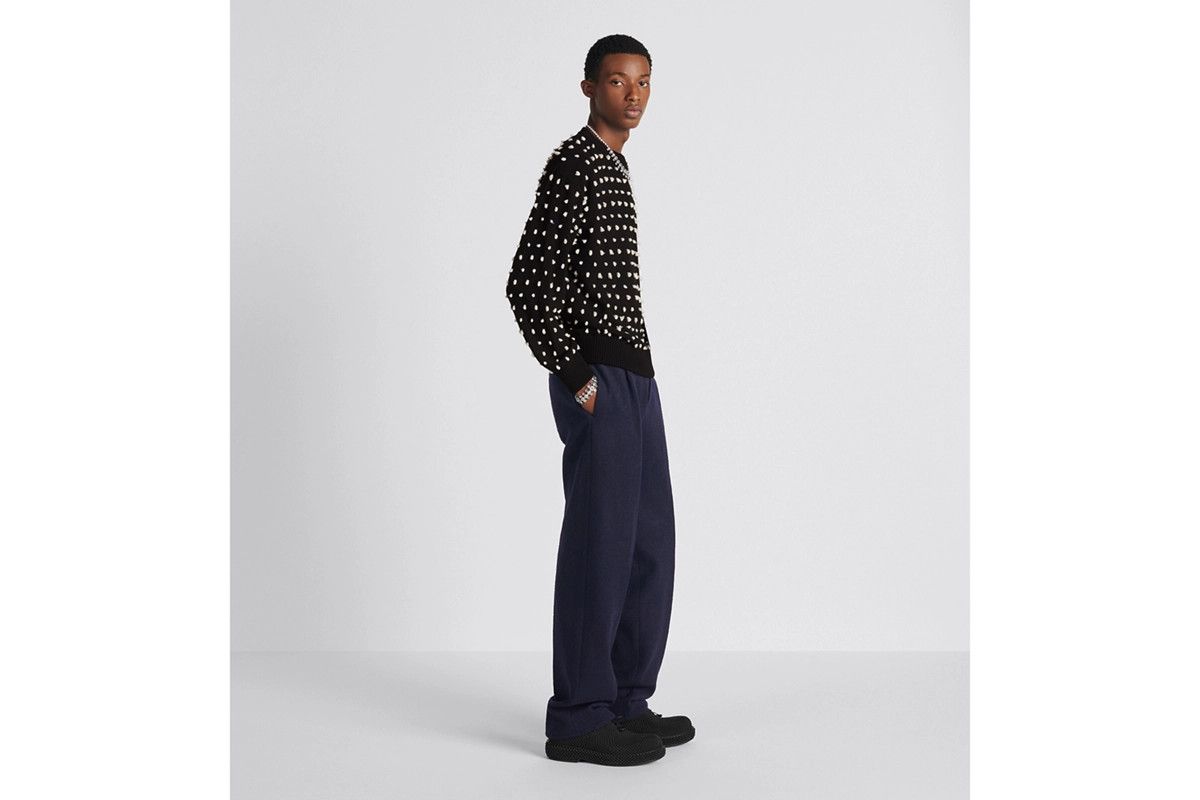 Dior o1bcso1str1124 Pleated Pants in Navy Blue Size US 40 / EU 56 - 5 Thumbnail