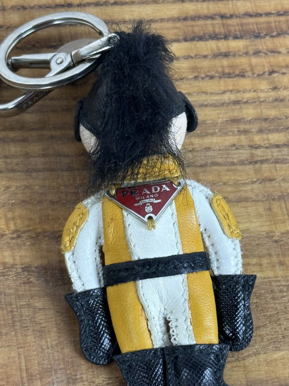 Prada Prada Ski Lady Leather Key Holder Limited Edition Bag Charm Size ONE SIZE - 5 Thumbnail