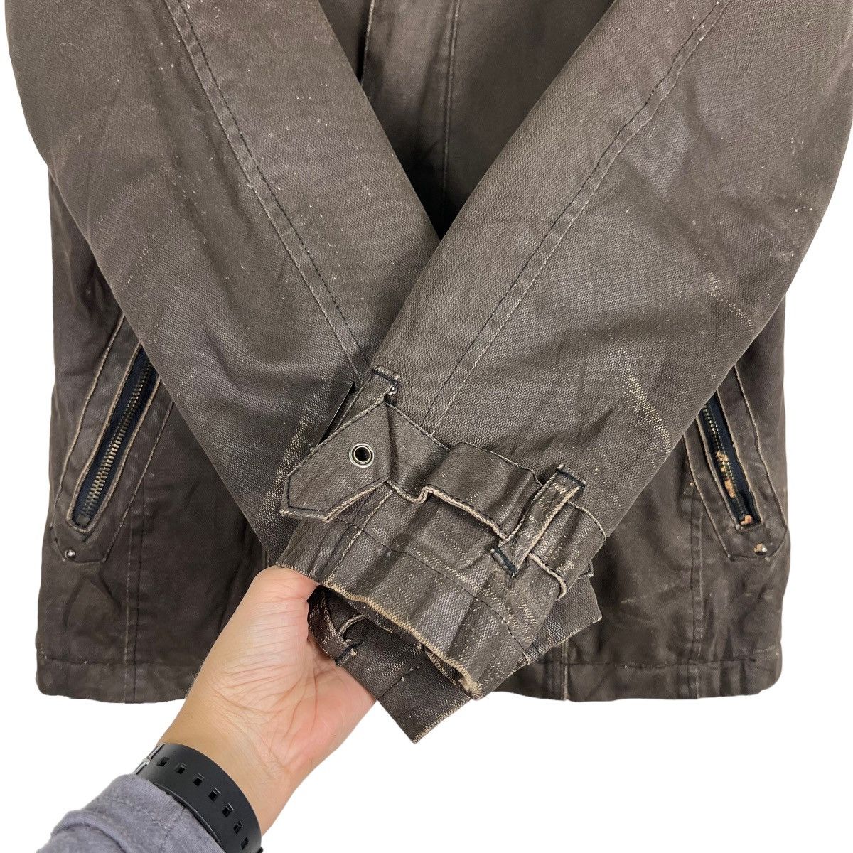 14th Addiction 🔥 IN THE ATTIC SLEEVE BELTED MOTO RIDER JACKET Size US M / EU 48-50 / 2 - 13 Thumbnail