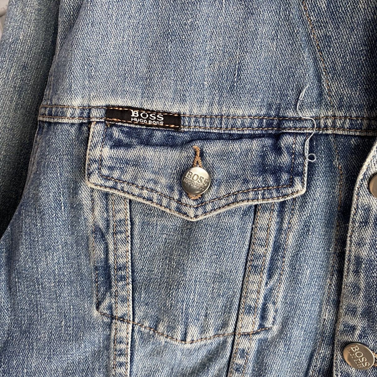 Hugo Boss Hugo Boss Faded Blue Denim Jacket Size US M / EU 48-50 / 2 - 5 Thumbnail