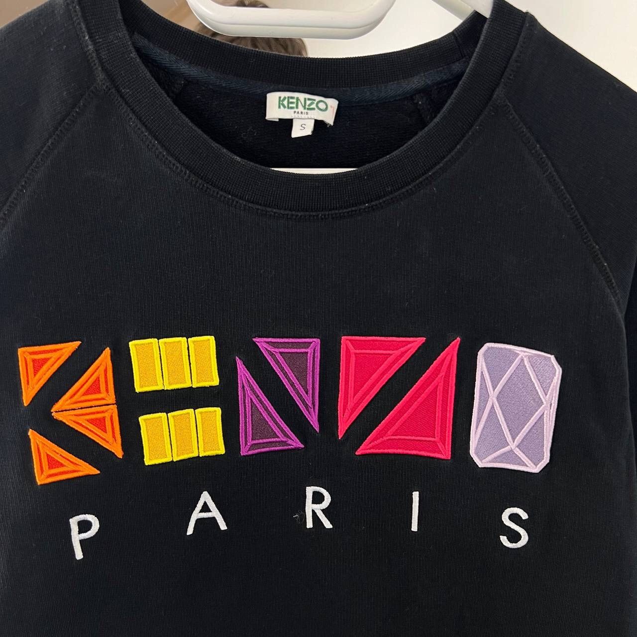 Kenzo Kenzo Paris Sweatshirt Big Embroidered Logo Women’s Vintage Size S / US 4 / IT 40 - 3 Thumbnail
