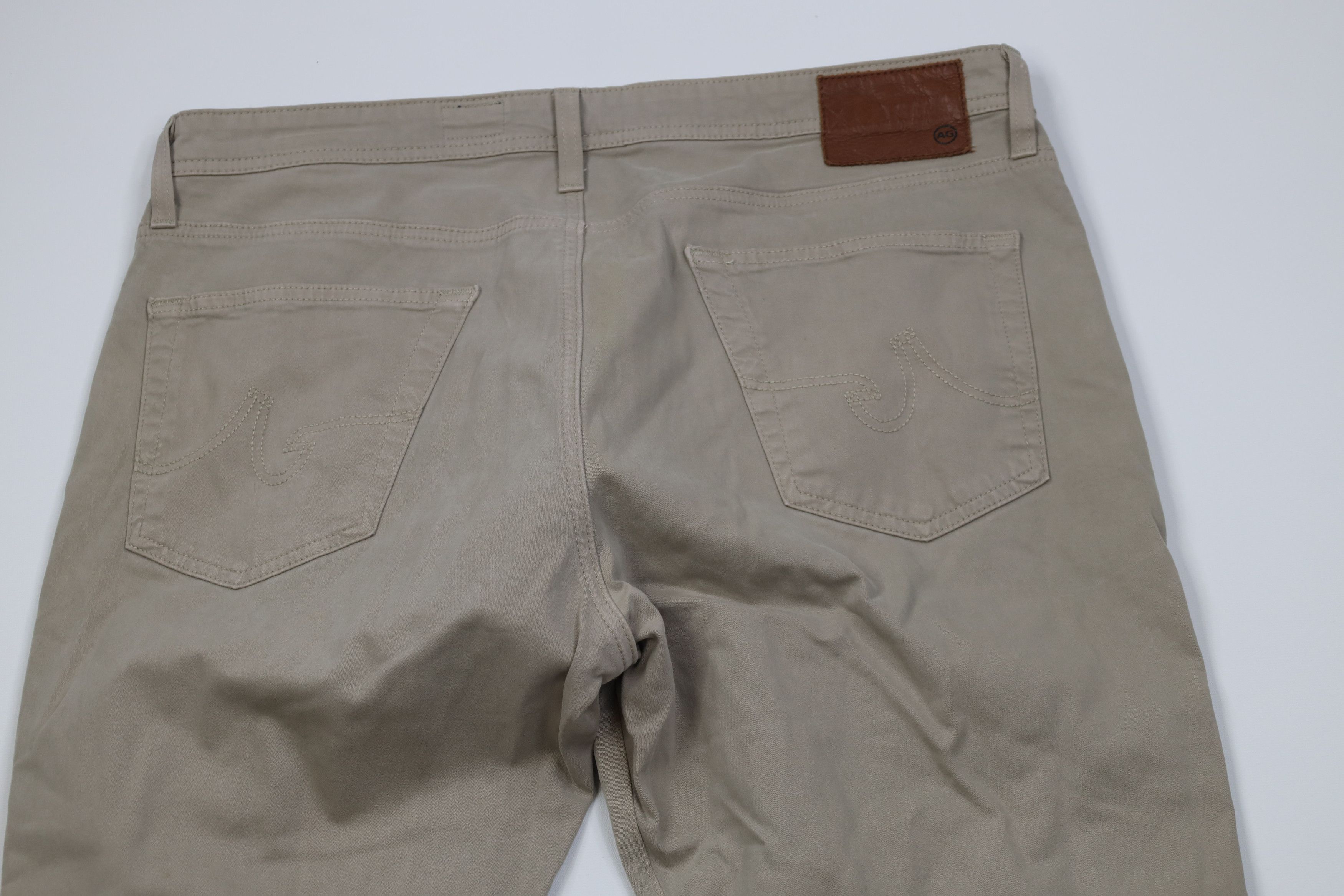 Vintage Adriano Goldschmied The Graduate Tapered Leg Pants Beige Size US 36 / EU 52 - 13 Thumbnail