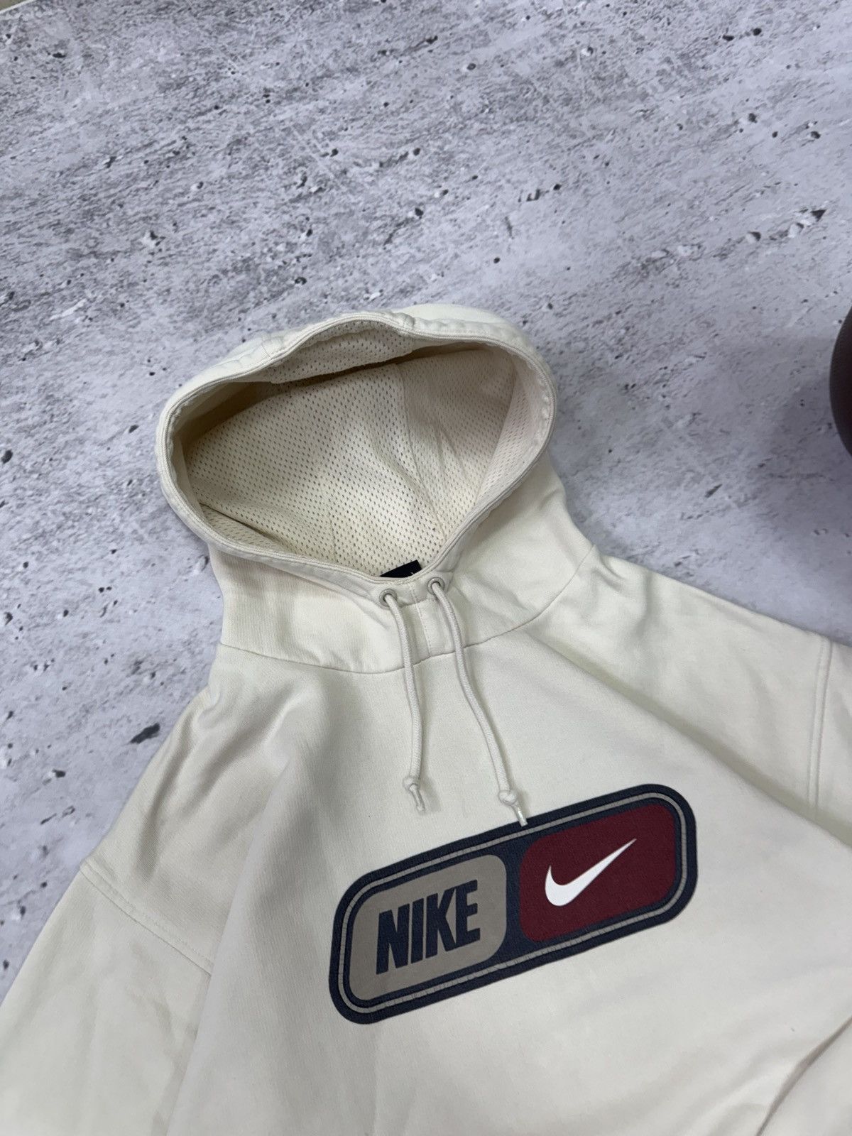 Nike × Vintage NIKE VINTAGE 00s y2k OVERSIZE BAGGY HOODIE CENTER LOGO Size US L / EU 52-54 / 3 - 6 Thumbnail