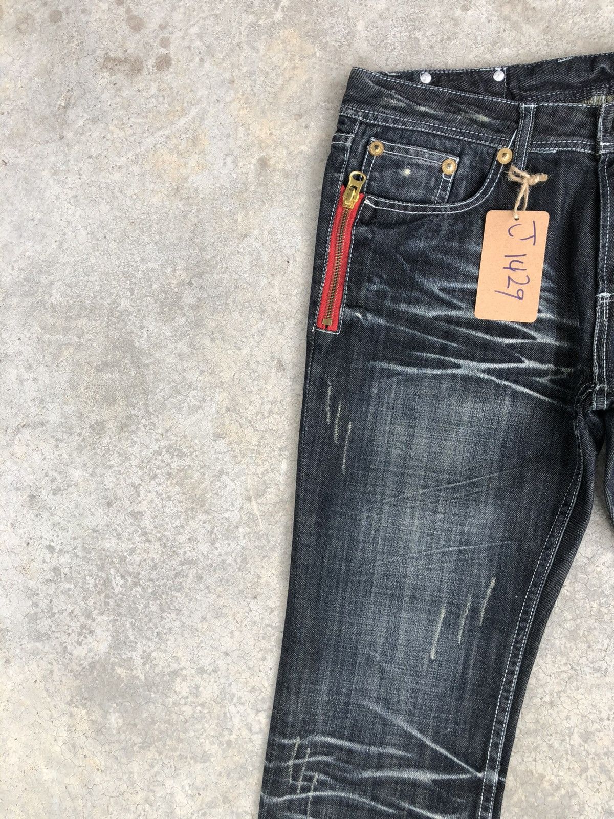 If Six Was Nine Semantic Design Flared Jeans Distressed Jeans Size US 32 / EU 48 - 4 Thumbnail