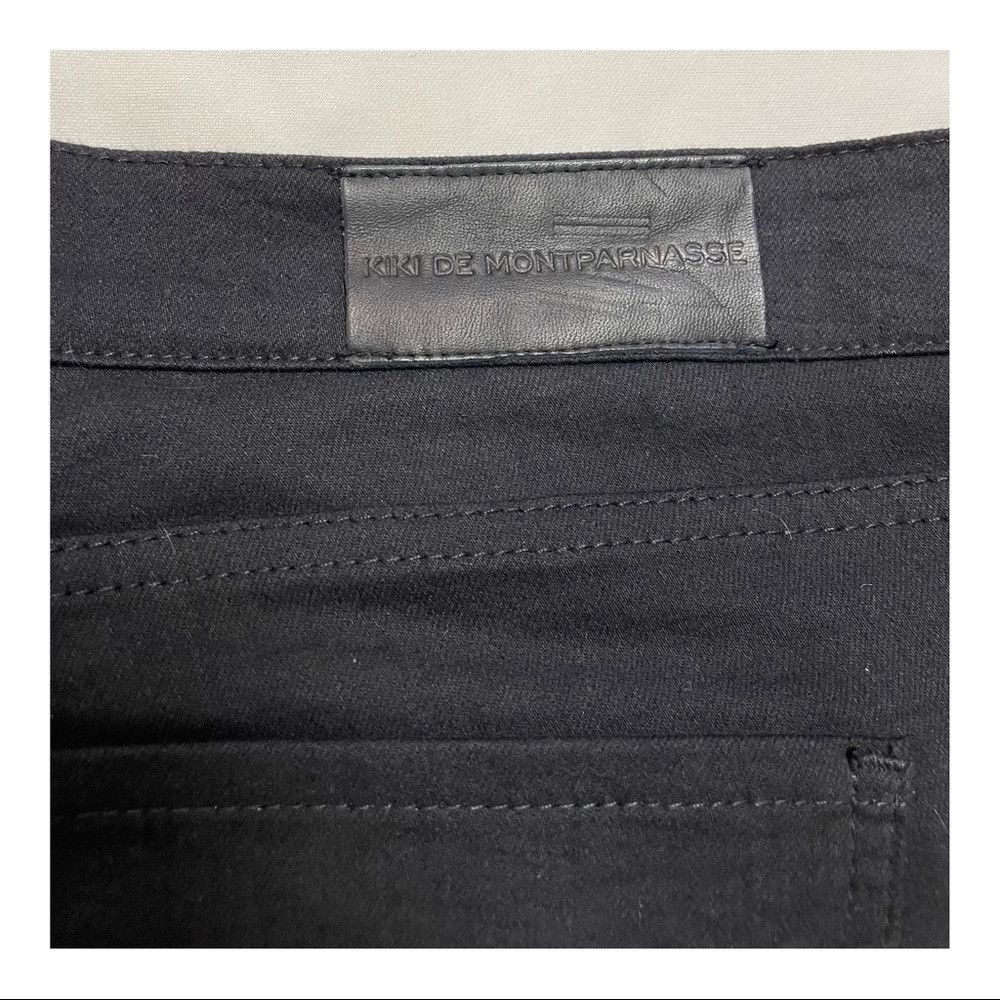 KIKI DE MONTPARNASSE New Kiki de Montparnasse Slim Fit Black Skinny Jeans Size 3 Size 32" / US 10 / IT 46 - 5 Thumbnail