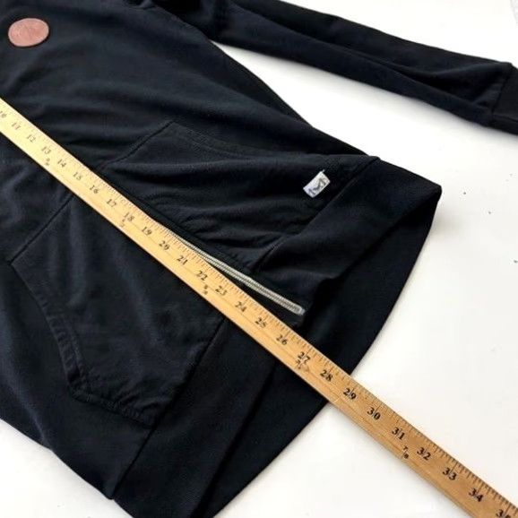 Marine Layer Marine Layer Sweatshirt Full Zip Hooded Black Solid Mens SMALL Size US S / EU 44-46 / 1 - 7 Thumbnail