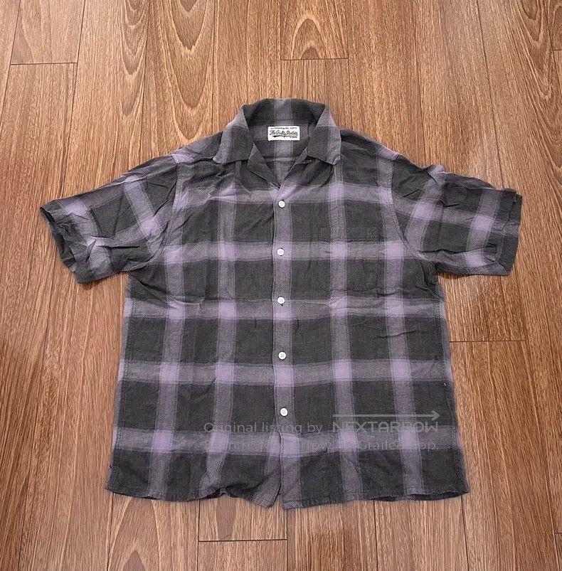Wacko Maria Plaid short-sleeved shirt