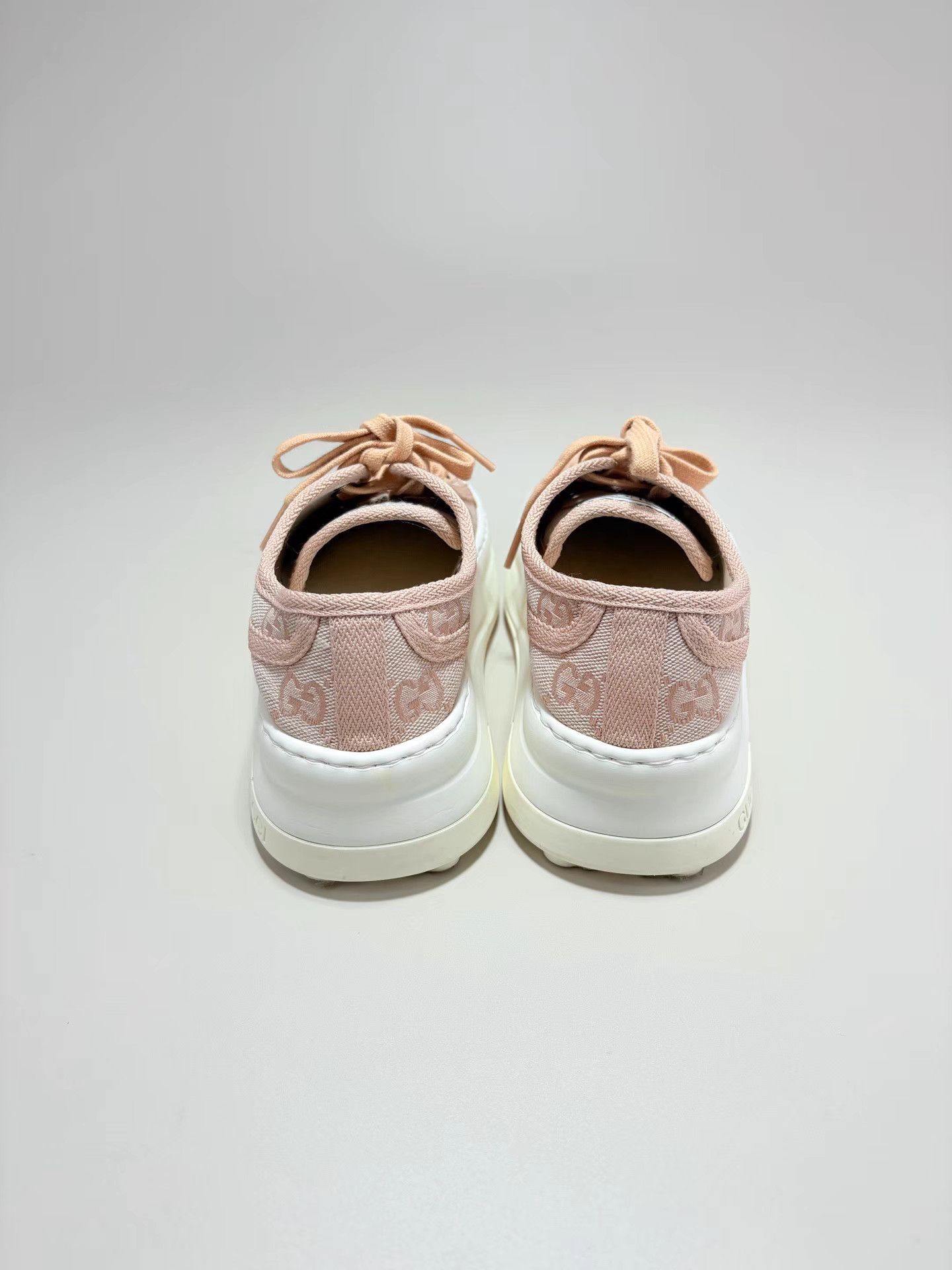 Gucci GUCCI GG All-Logo Platform Canvas Sneakers K1 Size US 4 / IT 34 - 3 Thumbnail