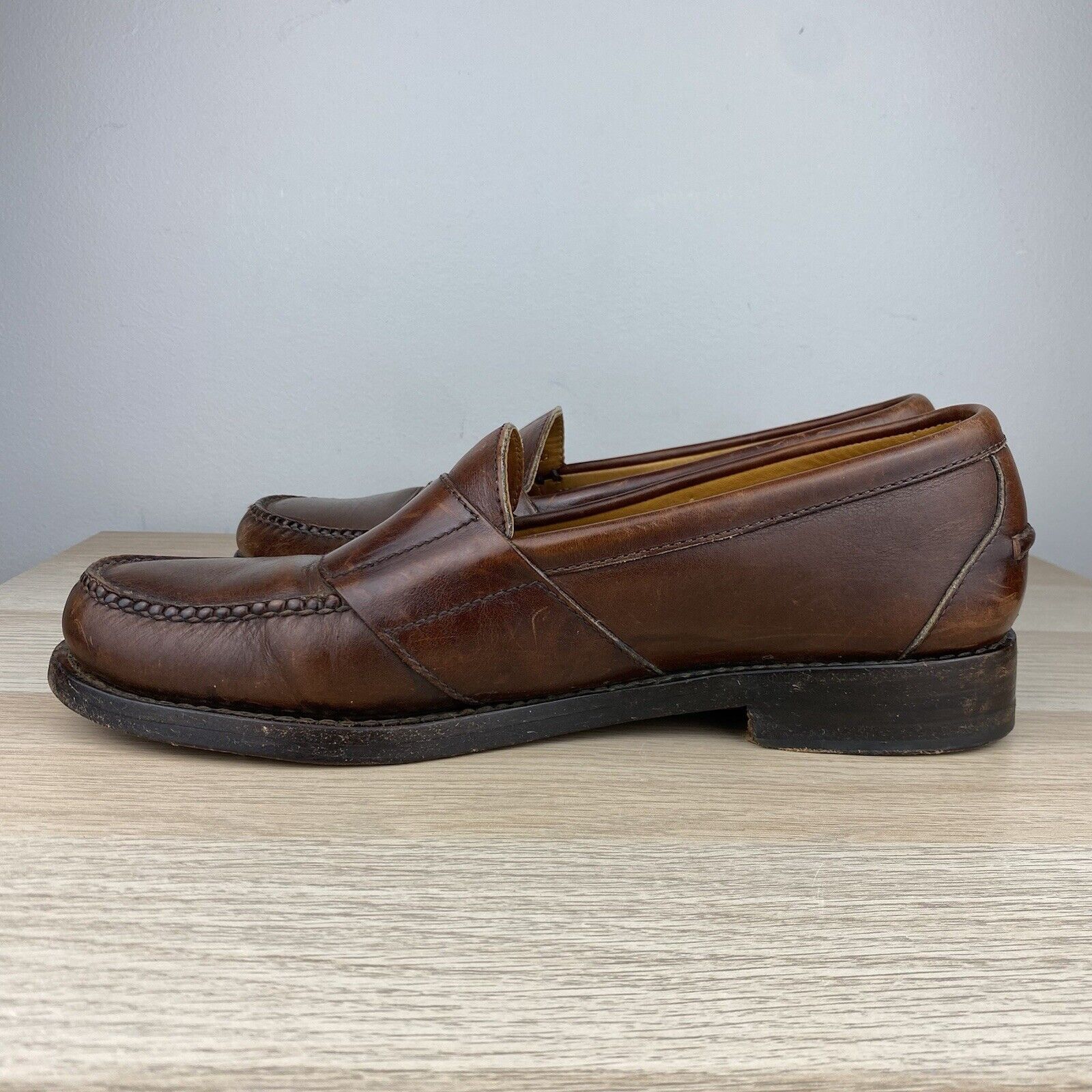 Polo Ralph Lauren Vintage Polo Ralph Lauren Stadium Crest Penny Loafers 11.5D Size US 11.5 / EU 44-45 - 7 Thumbnail