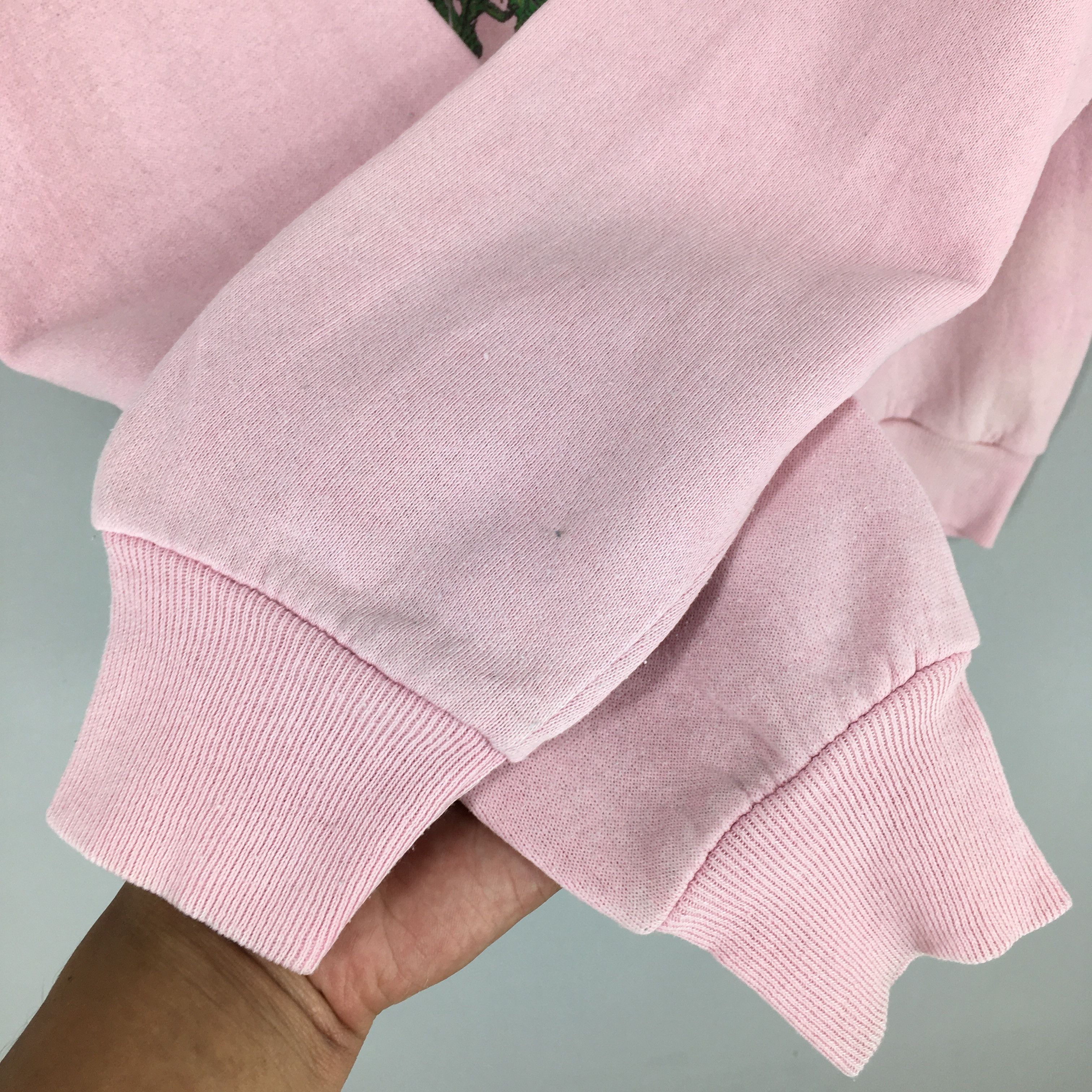 Jerzees × Vintage Vintage Dog Graphic Printed Pink Sweatshirt Large Size US L / EU 52-54 / 3 - 5 Thumbnail
