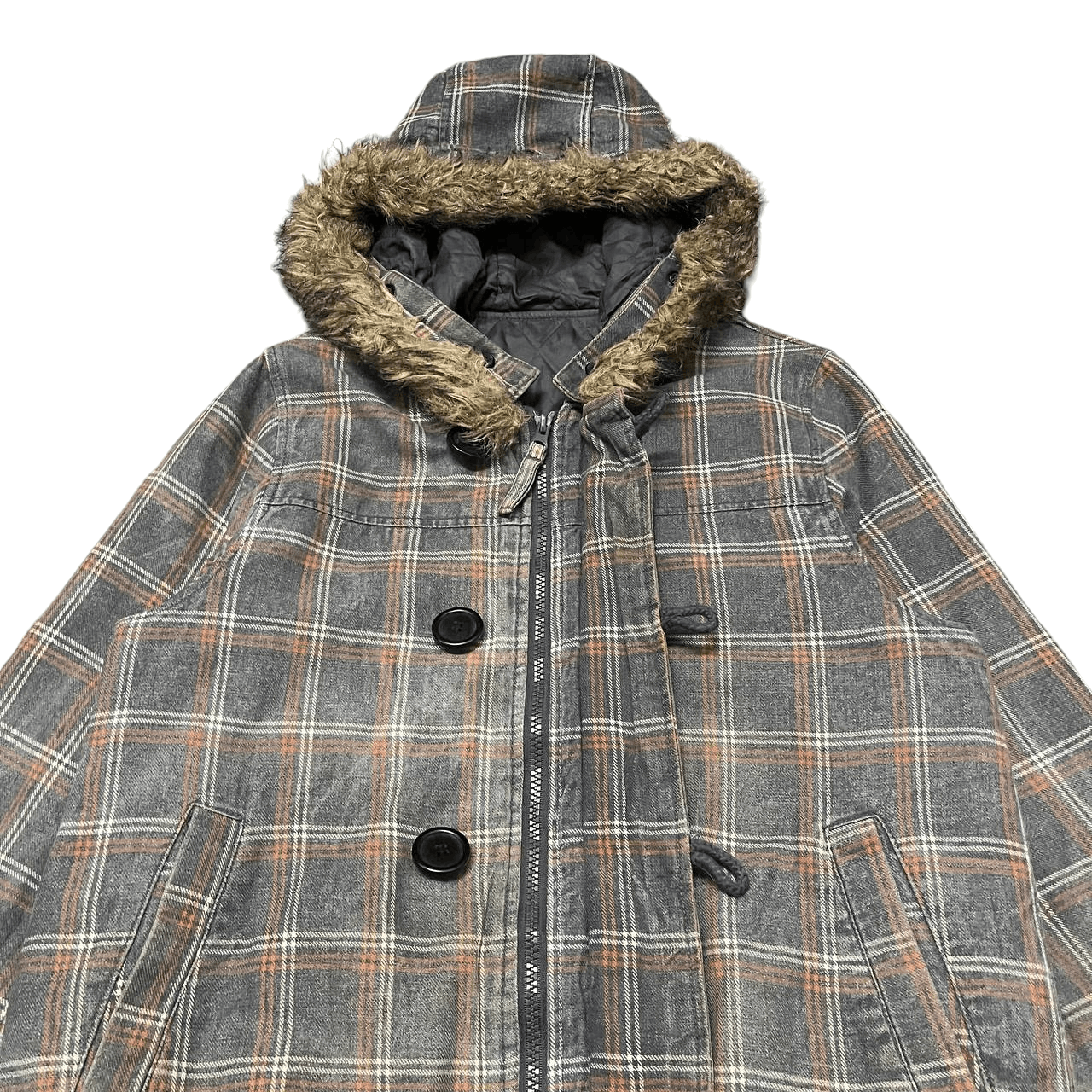 If Six Was Nine Vintage Eastacot Fur Hooded Jacket ifsixwasnine lgb Size US S / EU 44-46 / 1 - 6 Thumbnail