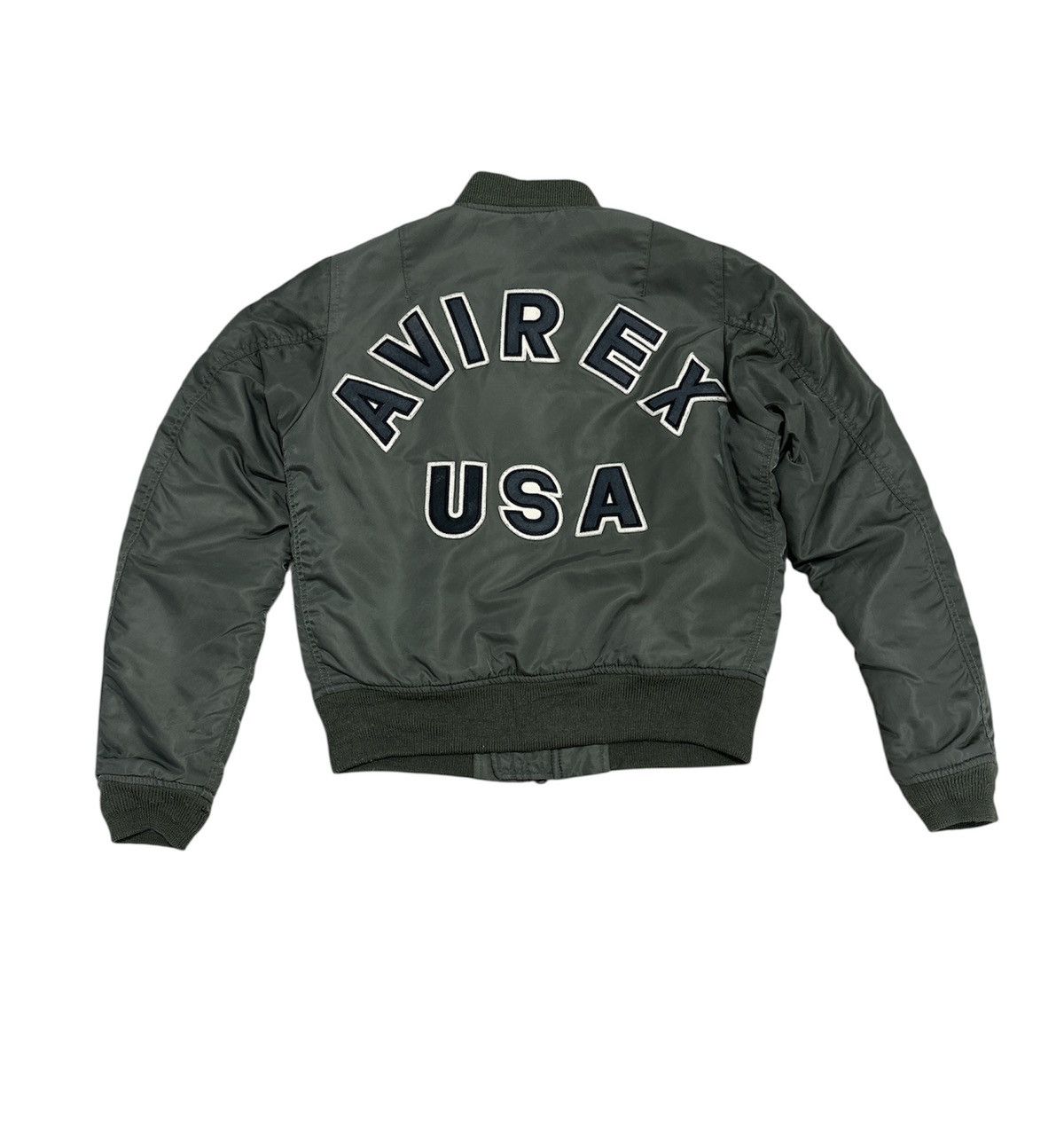 Vintage AVIREX MA-1 Flight Jacket Big Logo Design Avirex USA