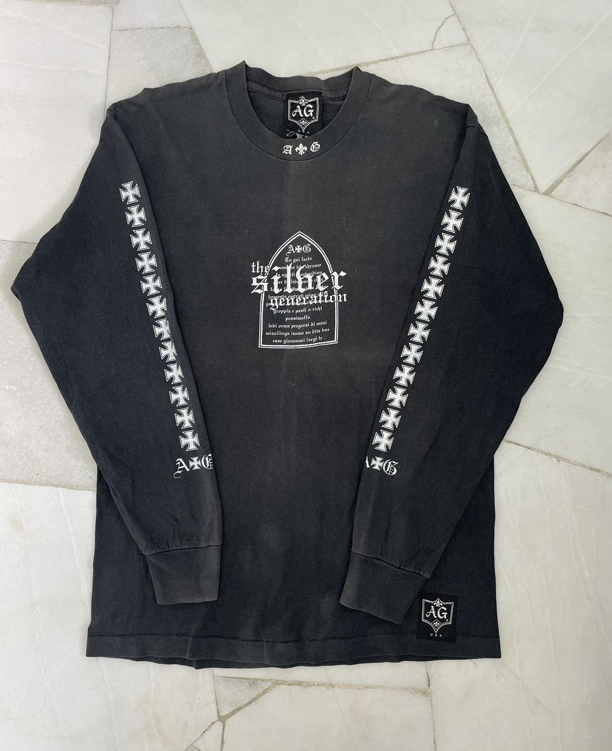 A&G Rock Vintage A&G rock The Silber Generation Faded black Tshirt Size US L / EU 52-54 / 3 - 1 Thumbnail